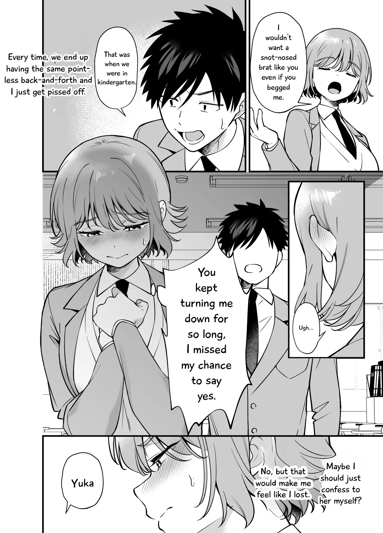 [Praline (Hibietto)]Tsundere Osananajimi ni Saiminjutsu o Kaketara Hanpa ni Jiga ga Nokotteta Hanashi[English] Page 4