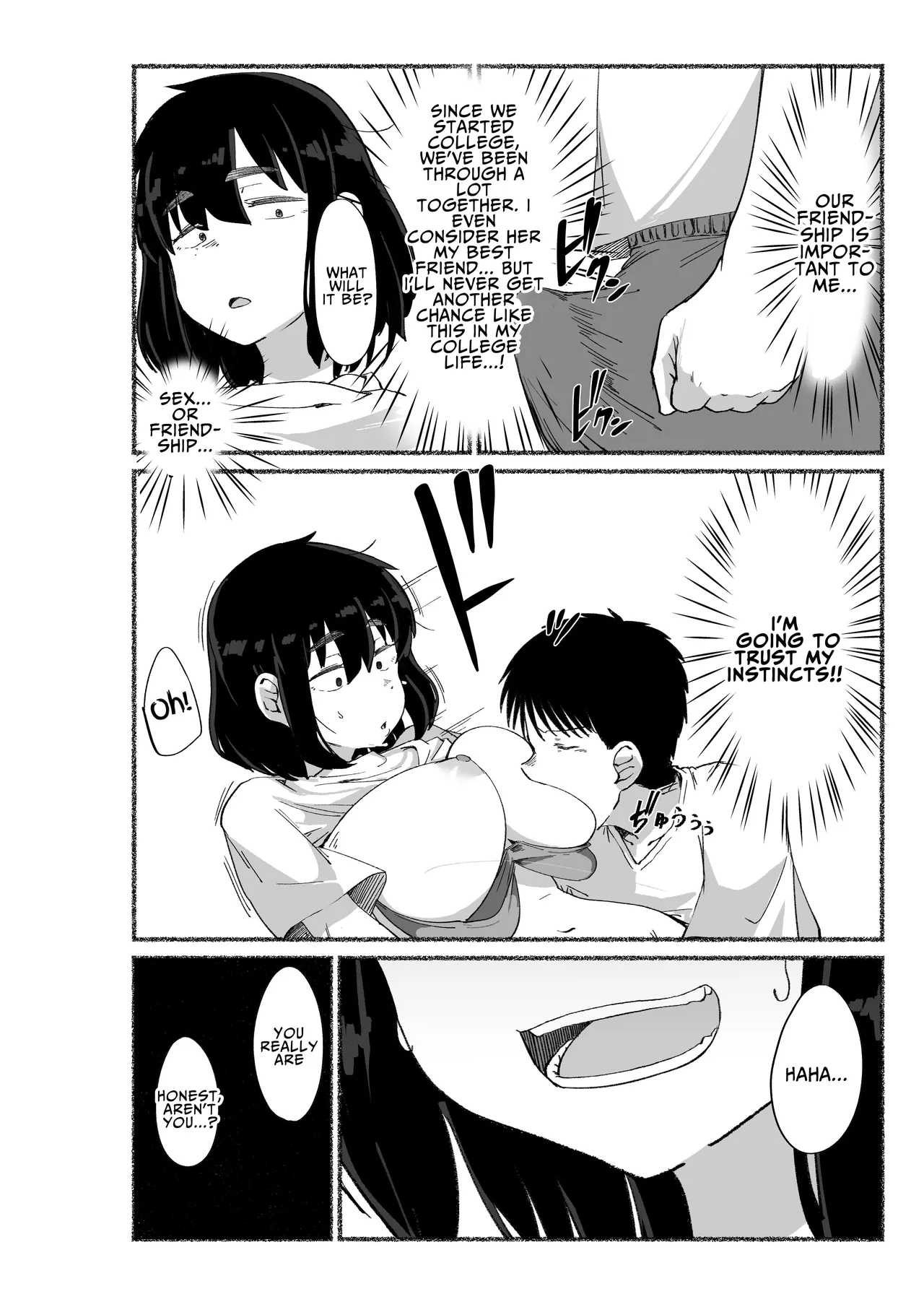 [VACHI=VOCO]Zubora na Onna Tomodachi no Naka ni Dashite Mita | I Tried Cumming Inside My Slovenly Female Friend[English] [MayoTL] Page 70