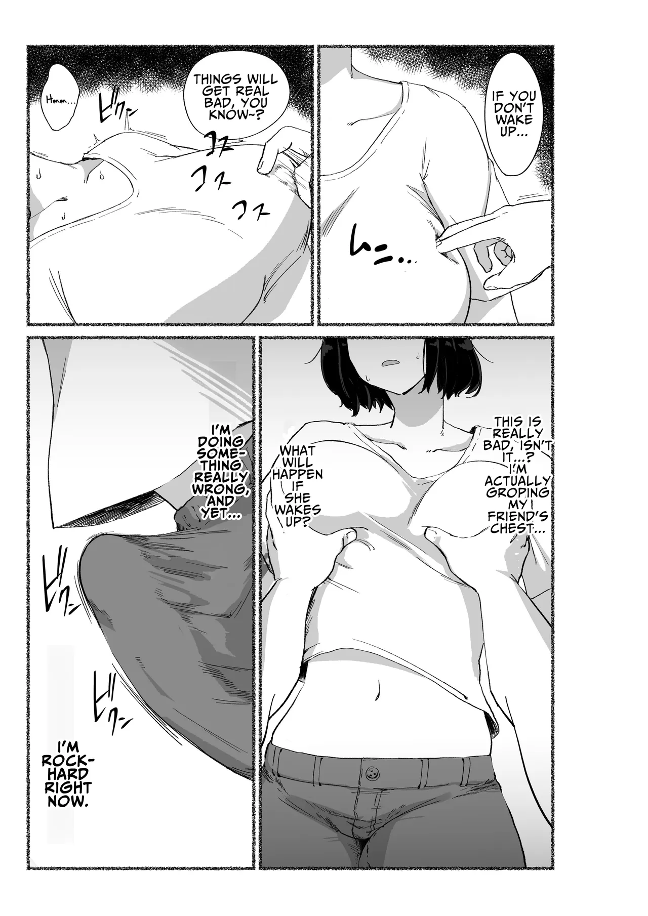 [VACHI=VOCO]Zubora na Onna Tomodachi no Naka ni Dashite Mita | I Tried Cumming Inside My Slovenly Female Friend[English] [MayoTL] Page 9