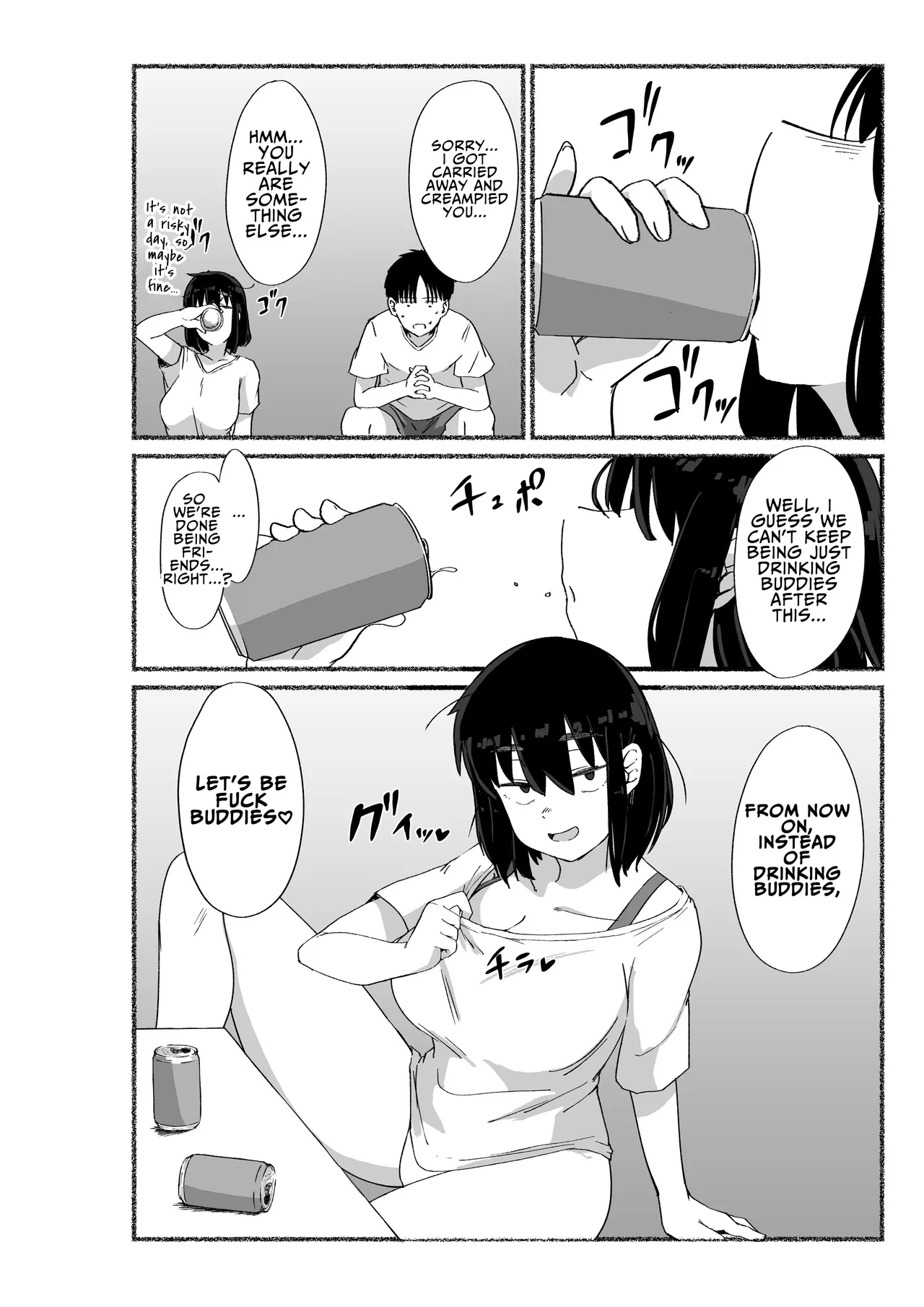 [VACHI=VOCO]Zubora na Onna Tomodachi no Naka ni Dashite Mita | I Tried Cumming Inside My Slovenly Female Friend[English] [MayoTL] Page 97