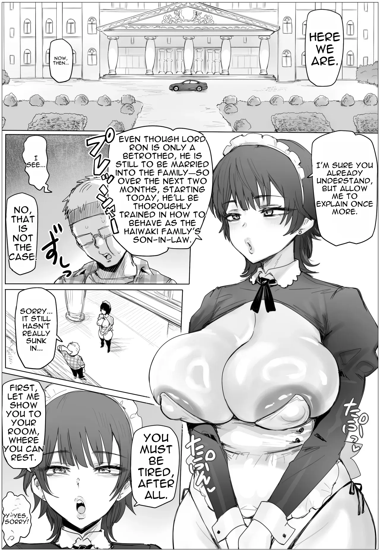 [Puranpuman]If I Practiced Pounding as a Maid, I Could Conquer the Young Lady’s Hole![English] Page 4
