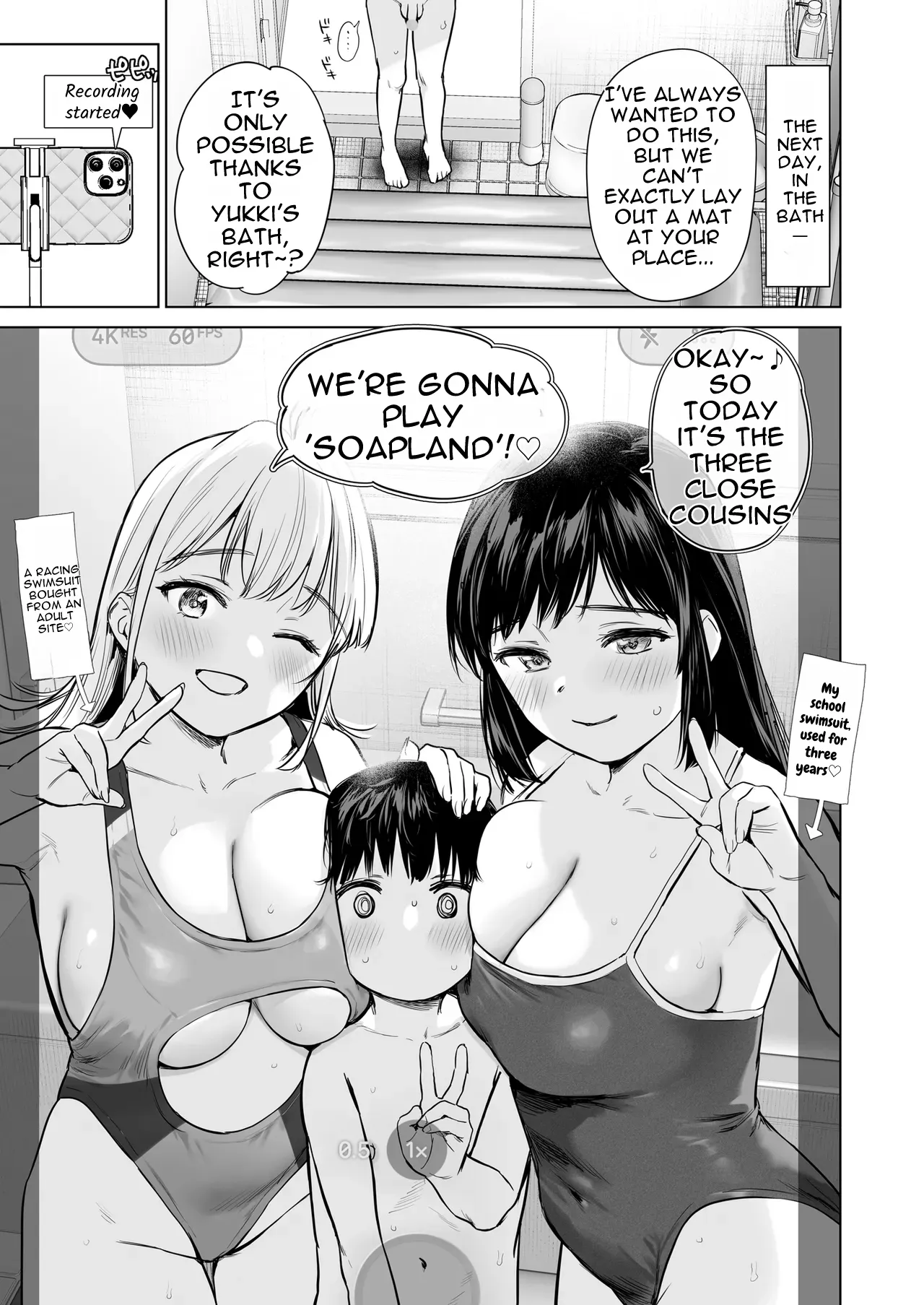 [Amakuchi Syoujo (Umakuchi Shouyu)]A Secret Fap Room ~I Borrow a Fap Room Just for Me From My Beautiful JK/JD Cousin Sisters~[Digital] [English] Page 30