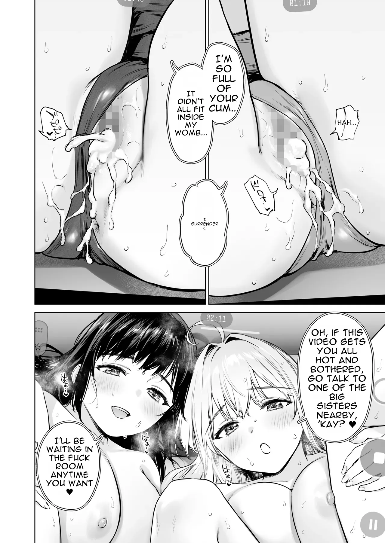 [Amakuchi Syoujo (Umakuchi Shouyu)]A Secret Fap Room ~I Borrow a Fap Room Just for Me From My Beautiful JK/JD Cousin Sisters~[Digital] [English] Page 51
