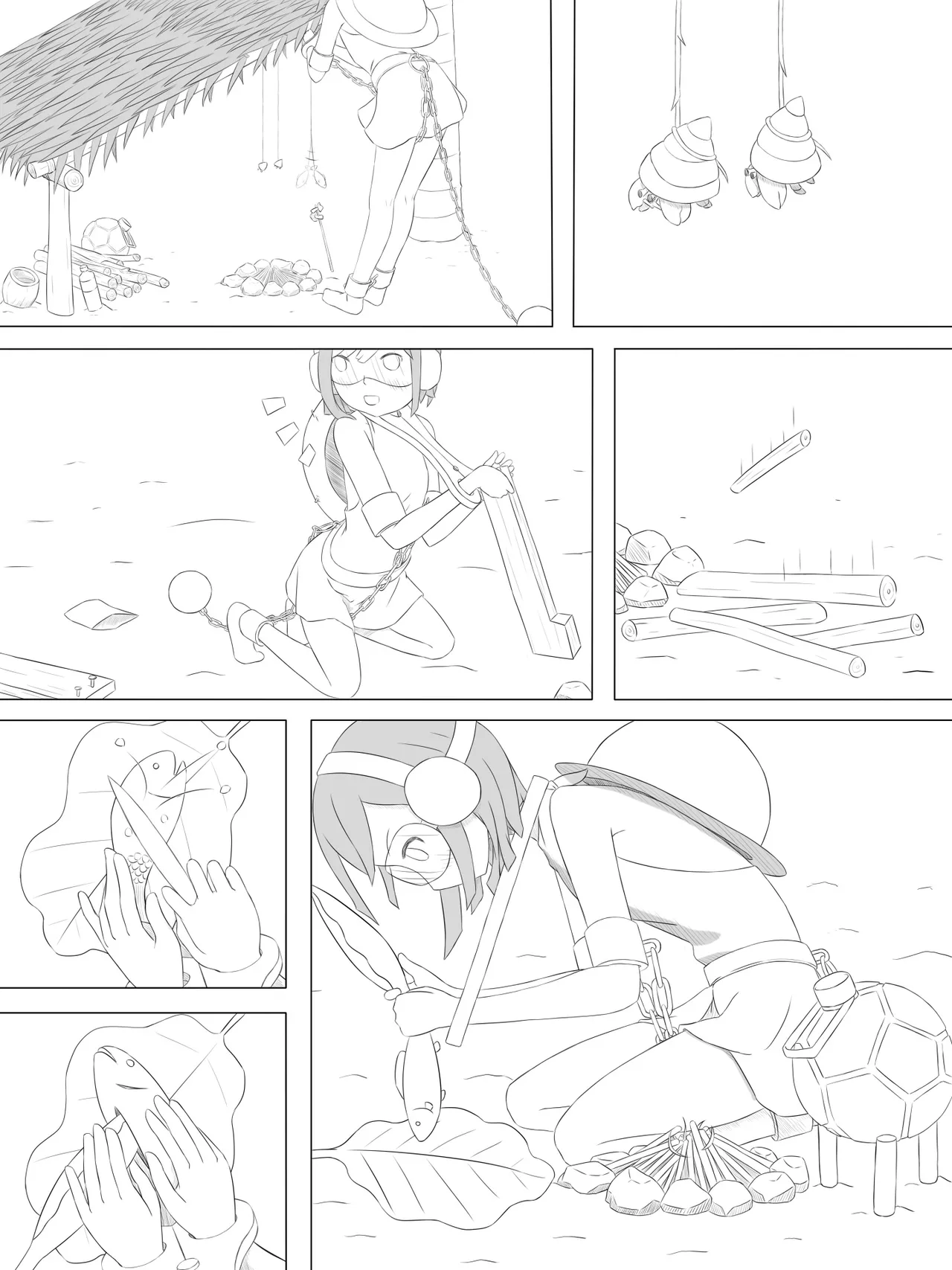 [abidow]拘束とサバイバル Page 47
