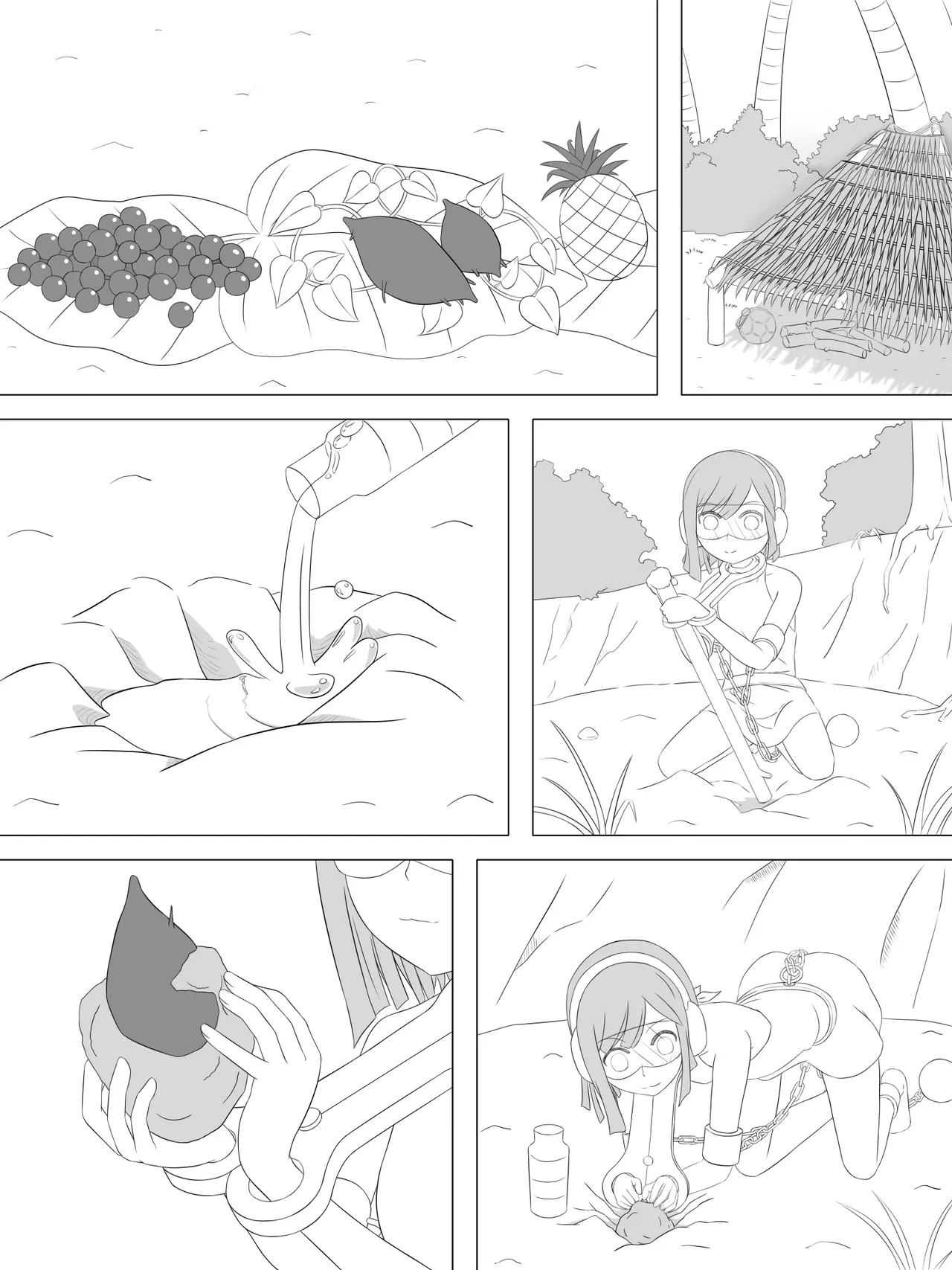 [abidow]拘束とサバイバル Page 55