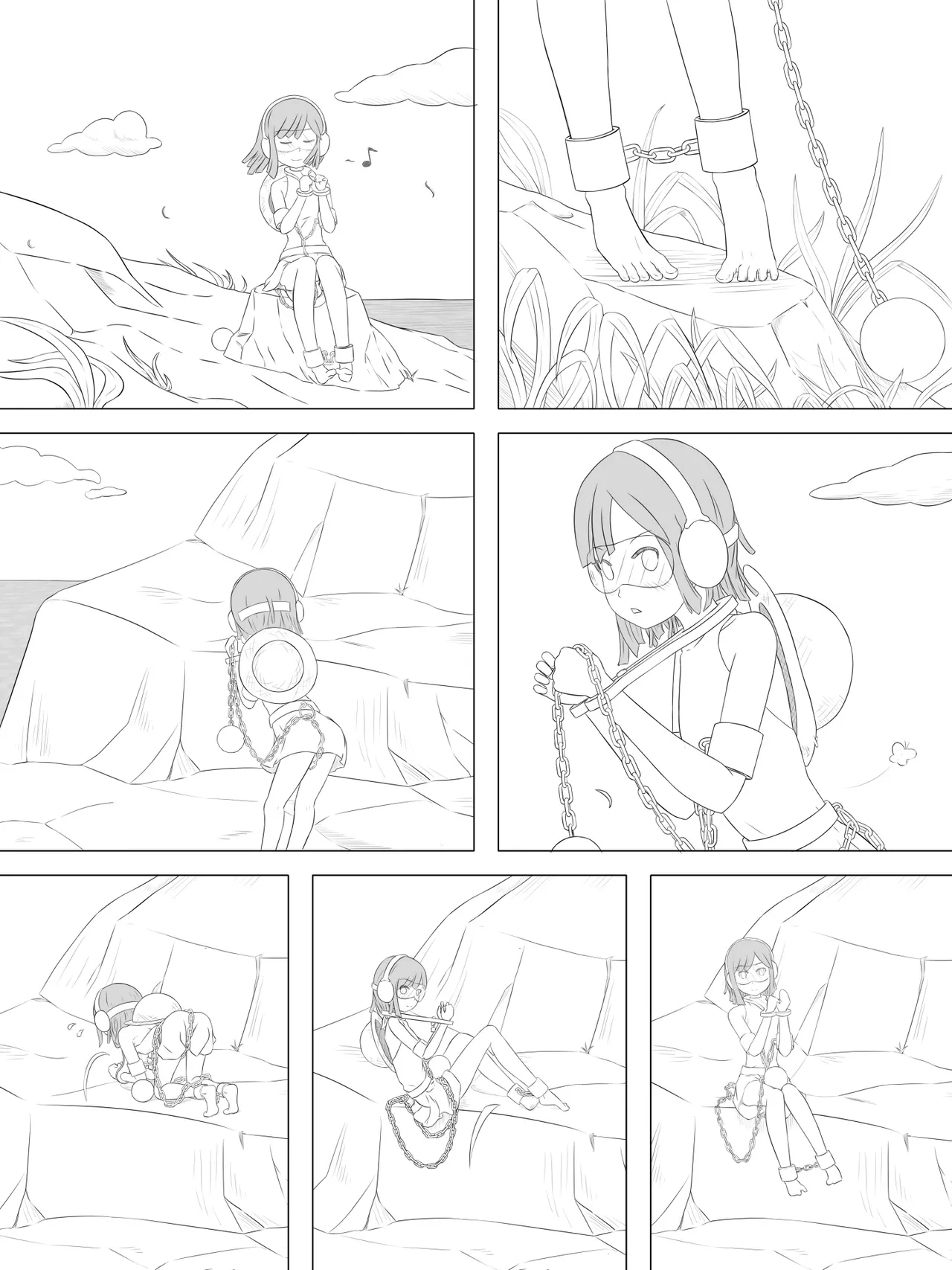 [abidow]拘束とサバイバル Page 61