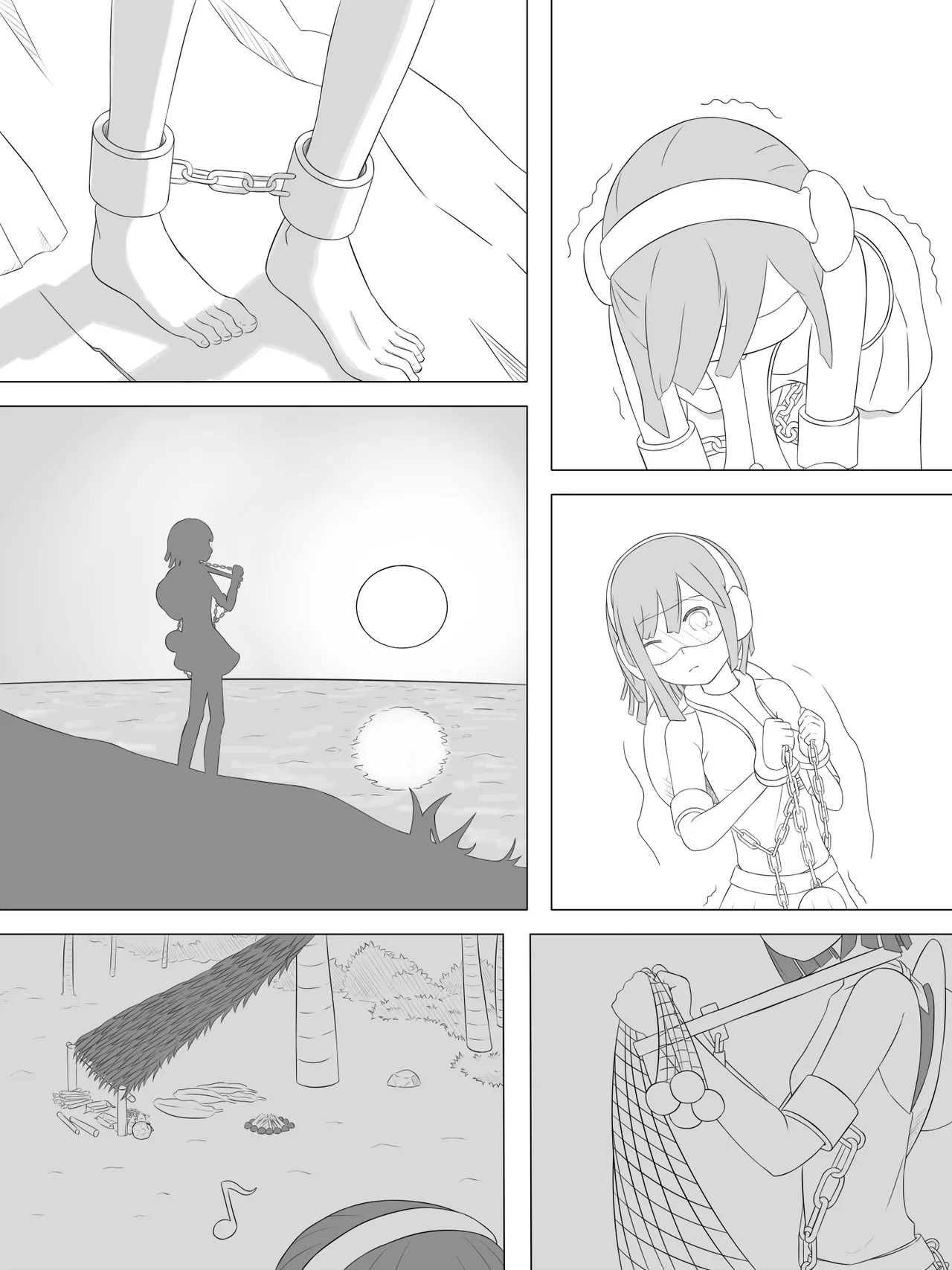 [abidow]拘束とサバイバル Page 64