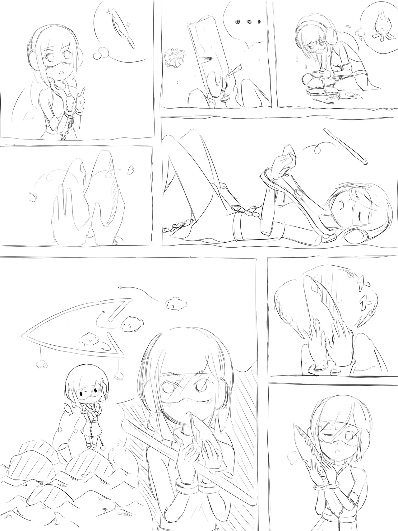 [abidow]拘束とサバイバル Page 9