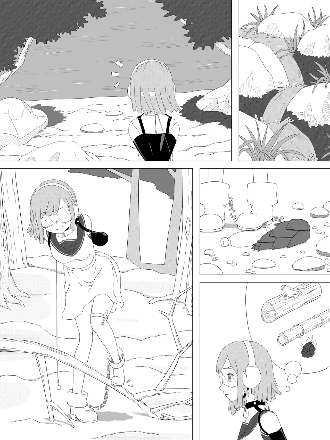 [abidow]拘束とサバイバル II Page 34