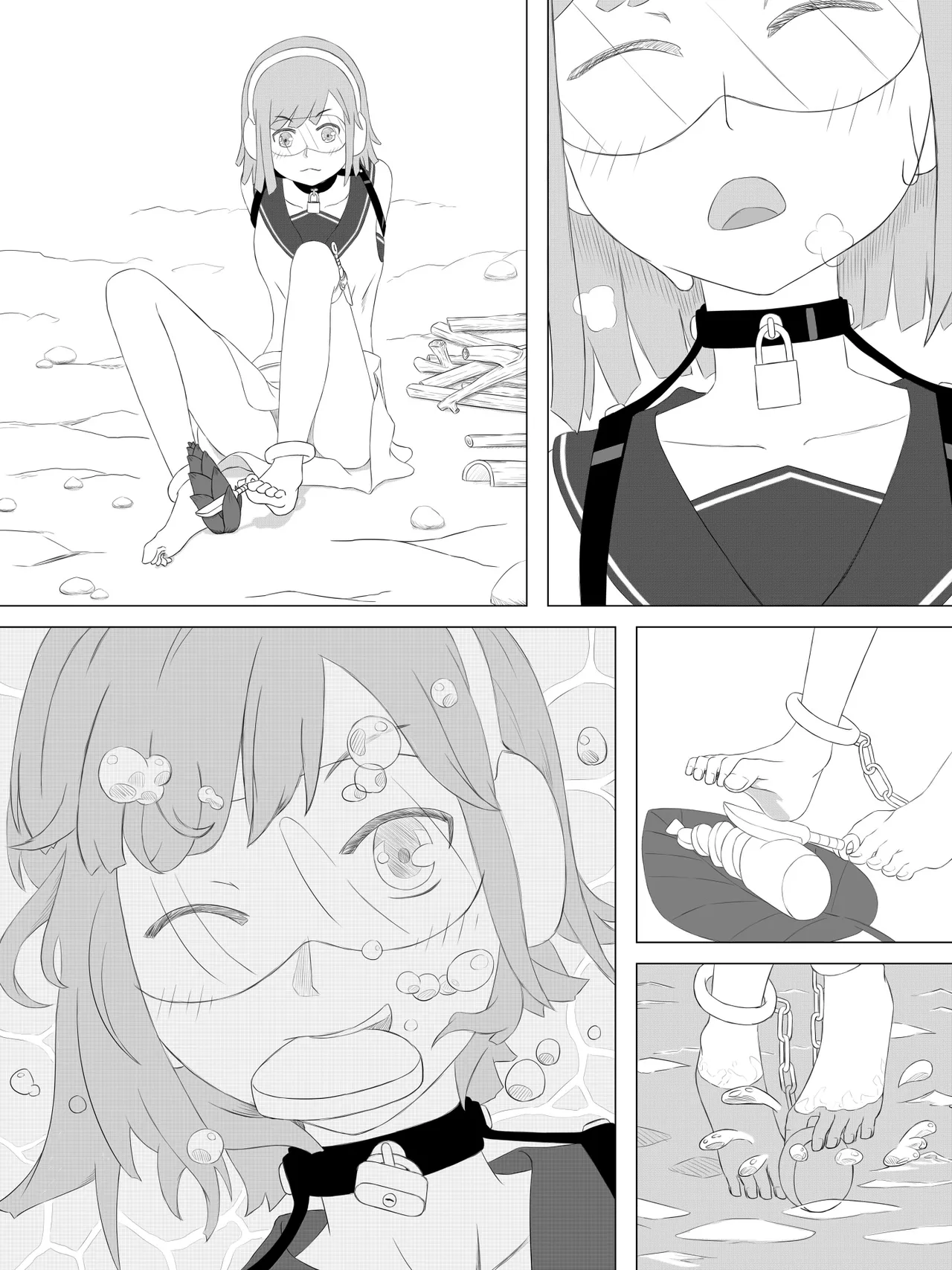 [abidow]拘束とサバイバル II Page 35
