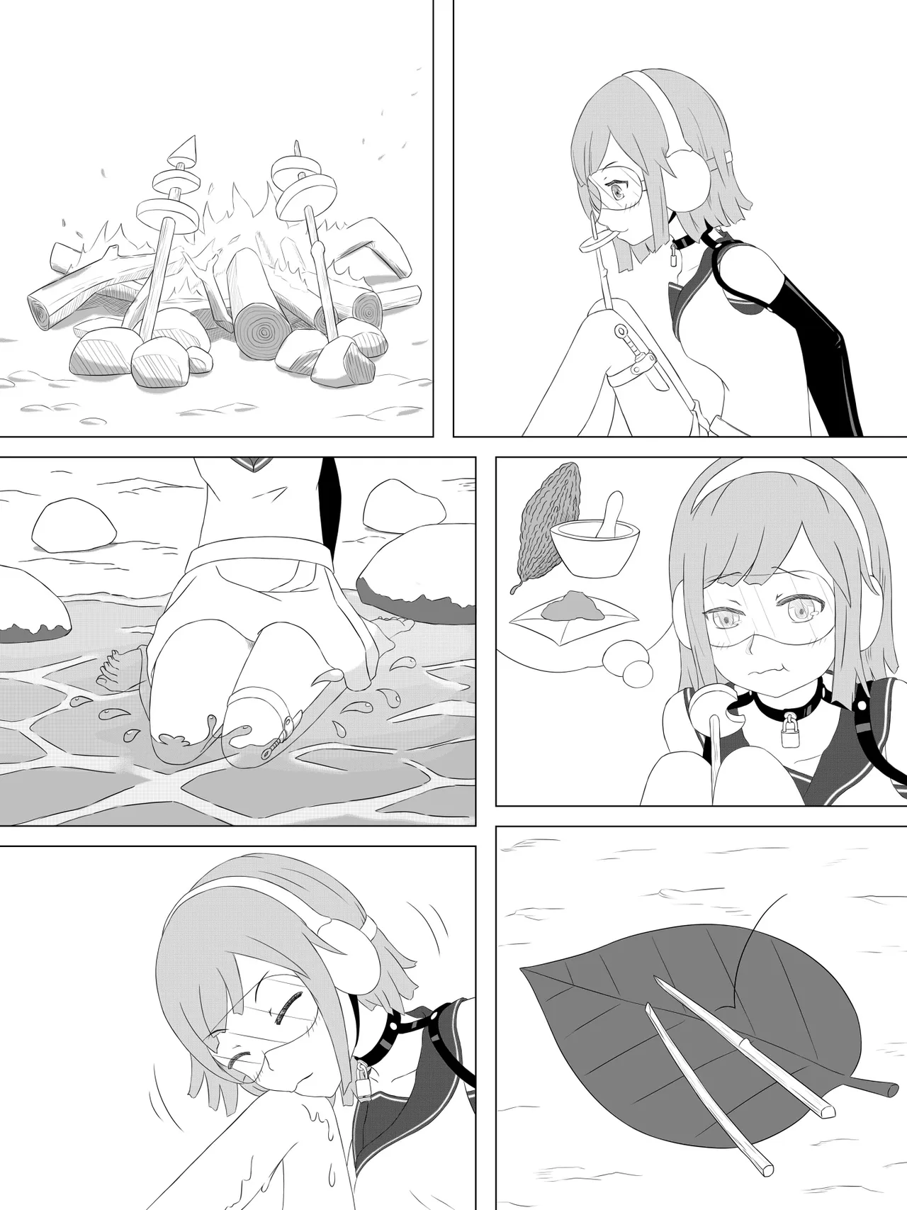 [abidow]拘束とサバイバル II Page 36