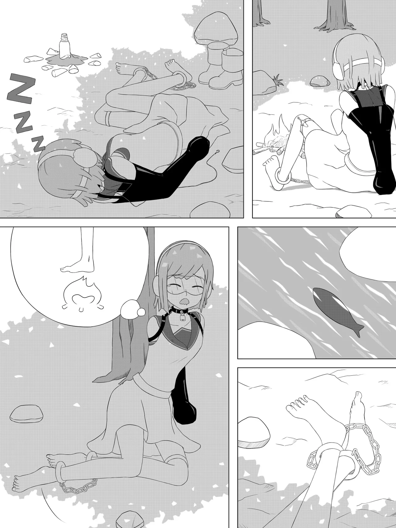[abidow]拘束とサバイバル II Page 37