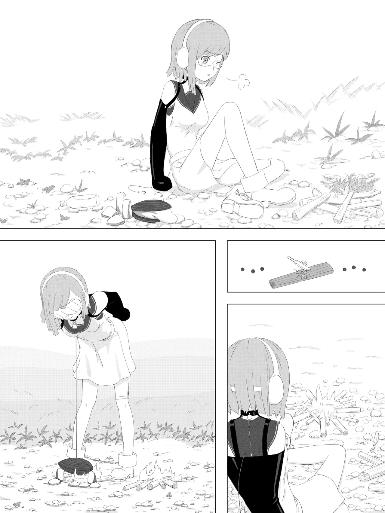 [abidow]拘束とサバイバル II Page 52