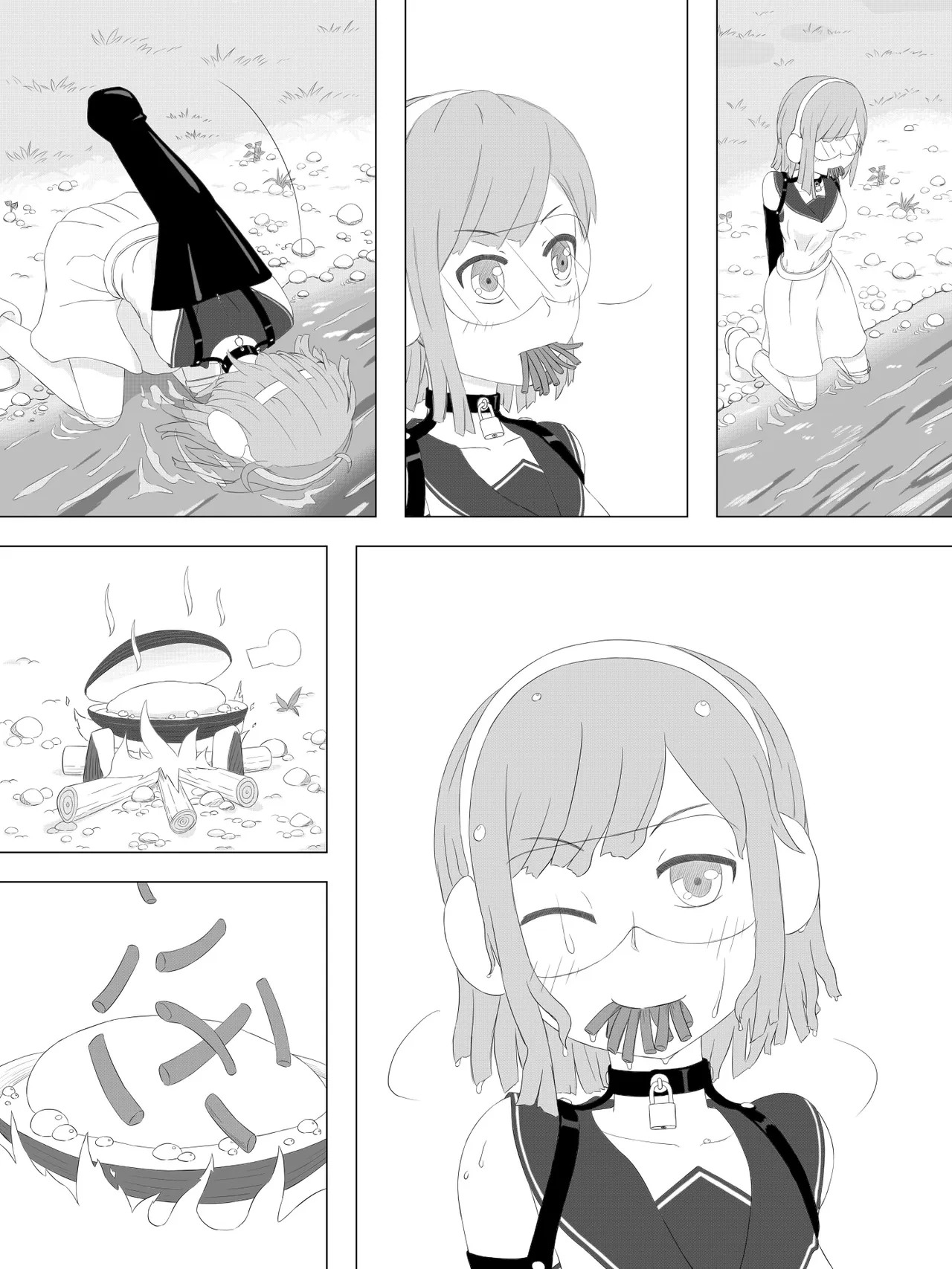 [abidow]拘束とサバイバル II Page 53