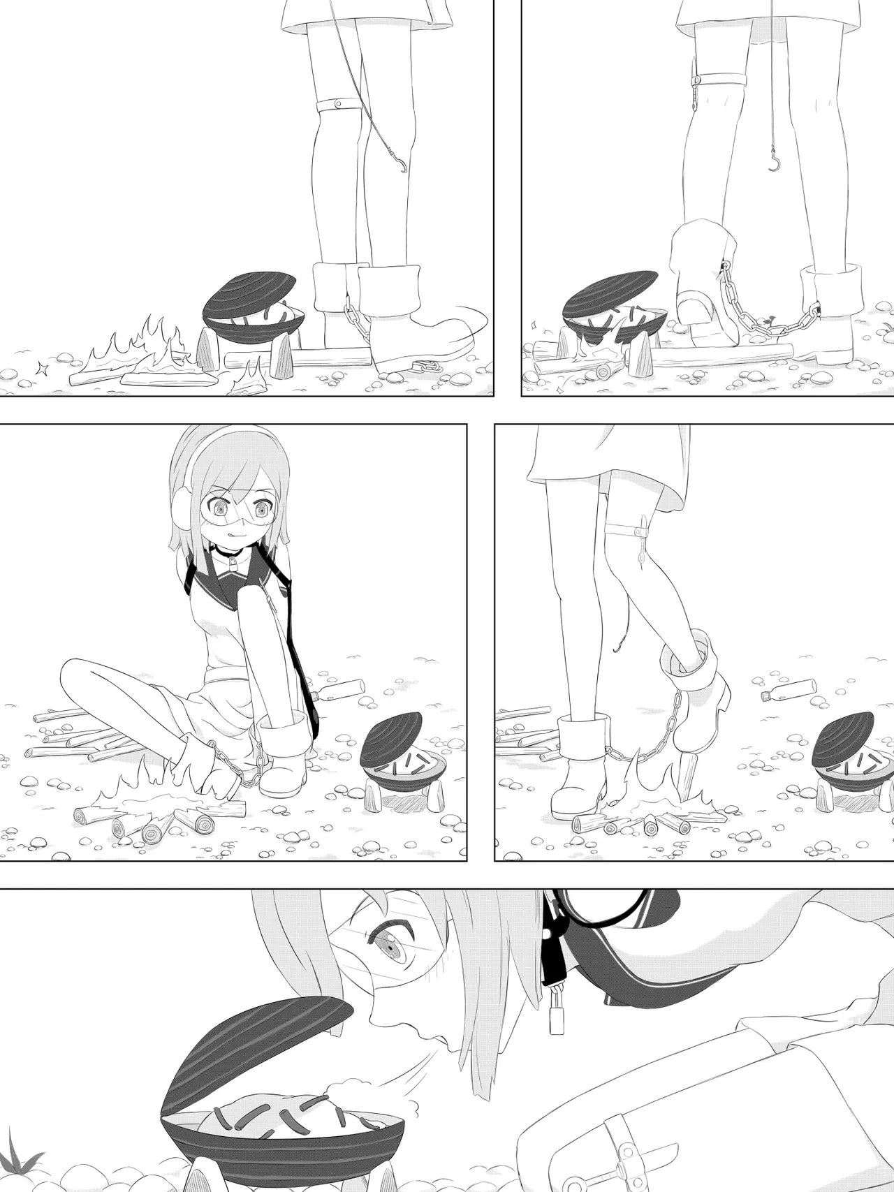 [abidow]拘束とサバイバル II Page 54
