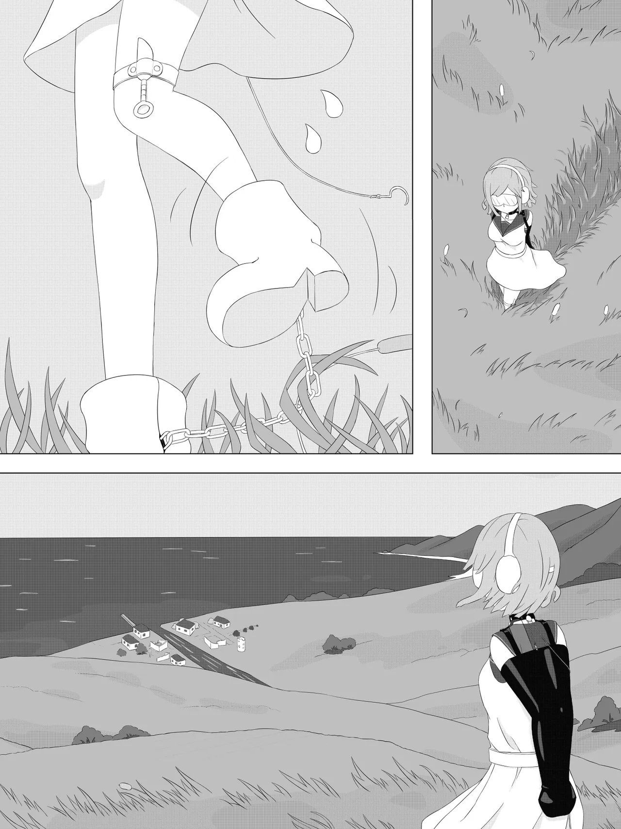 [abidow]拘束とサバイバル II Page 56