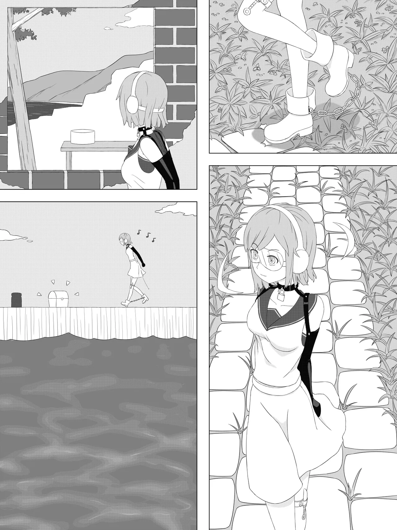 [abidow]拘束とサバイバル II Page 57