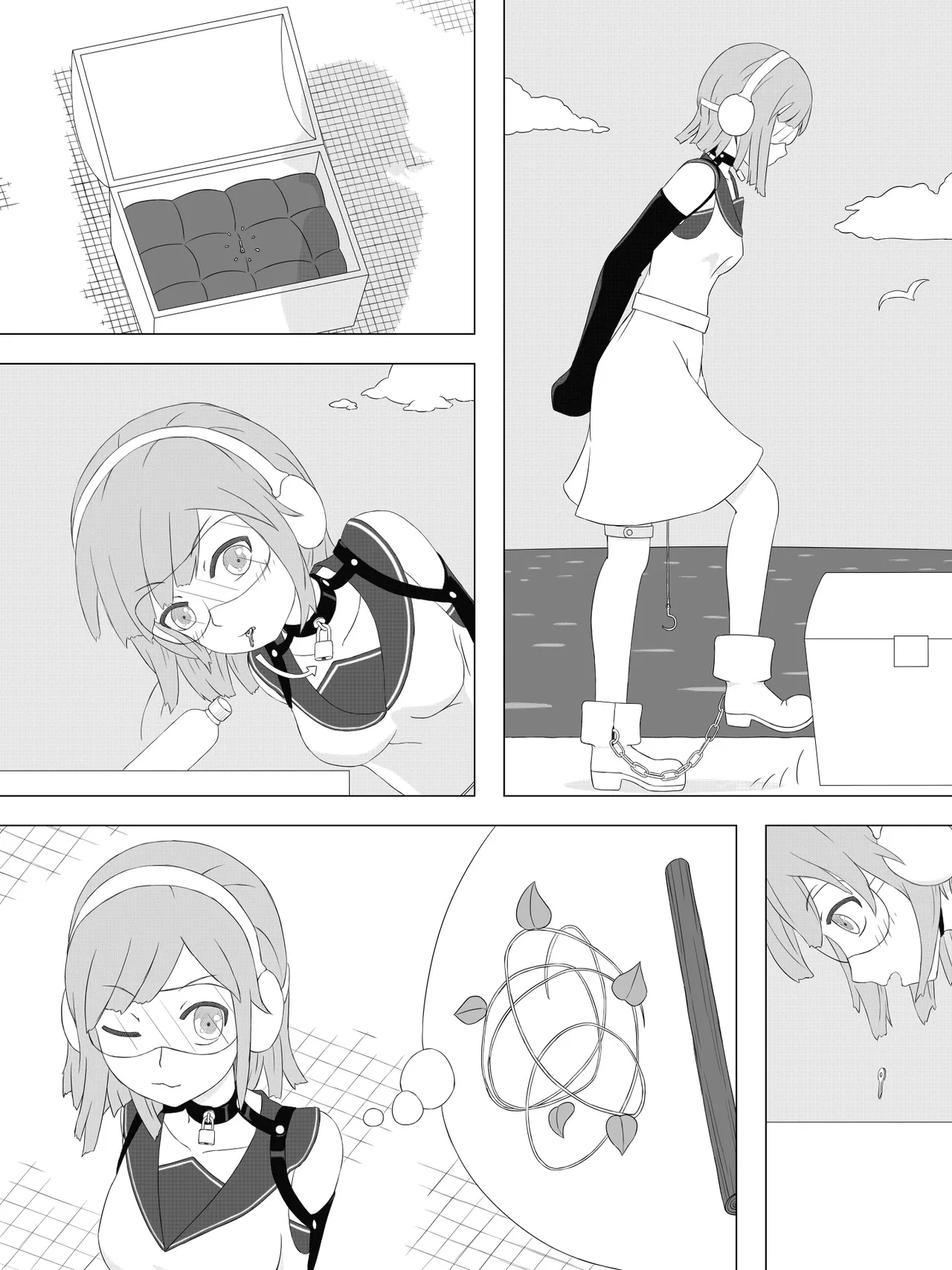 [abidow]拘束とサバイバル II Page 58