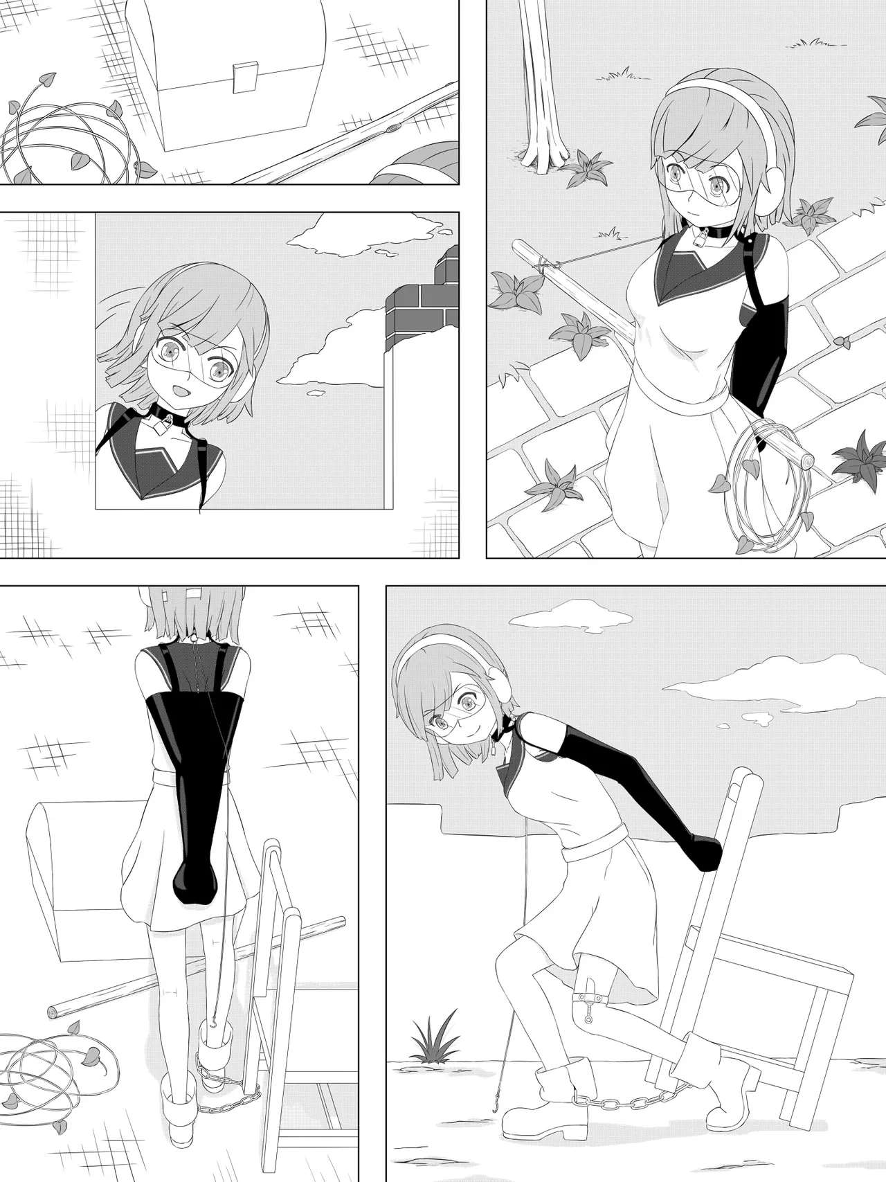 [abidow]拘束とサバイバル II Page 61