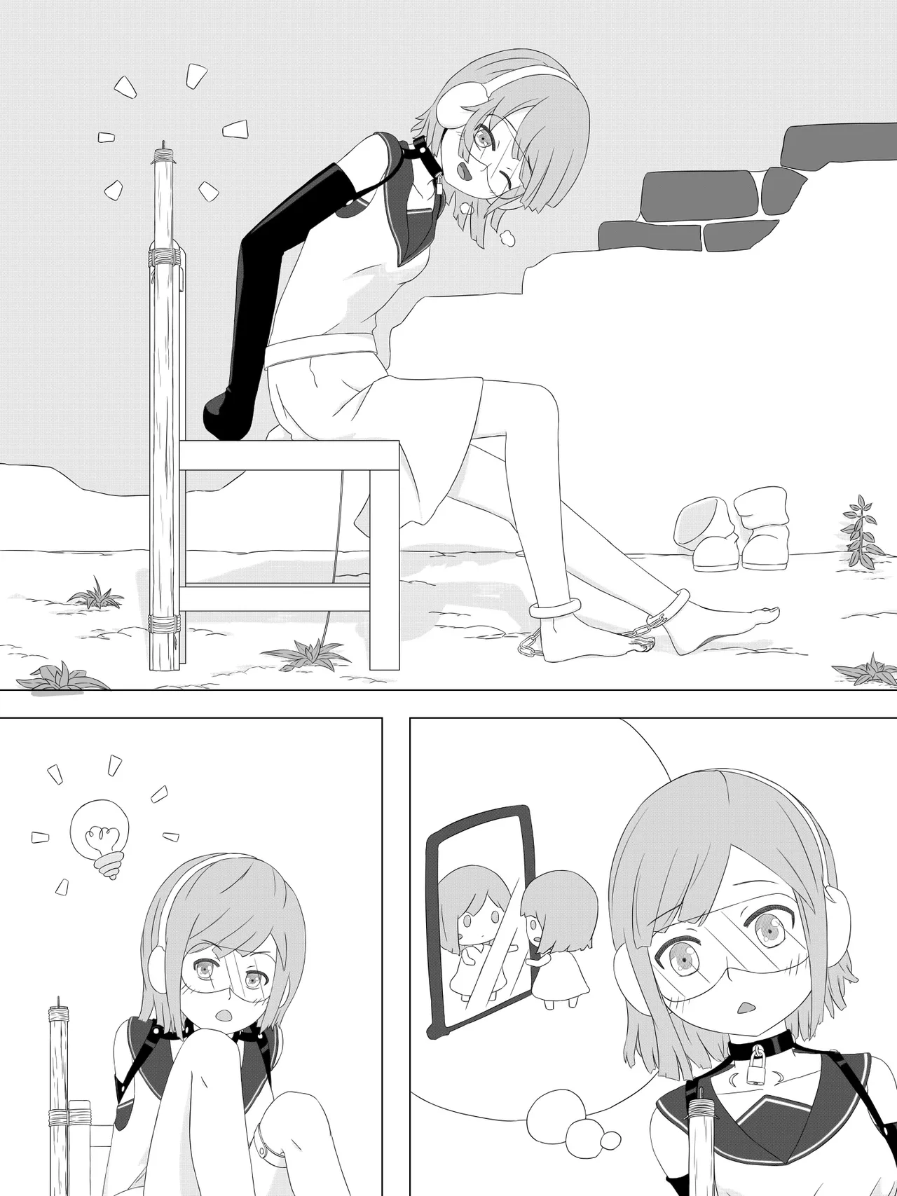 [abidow]拘束とサバイバル II Page 63