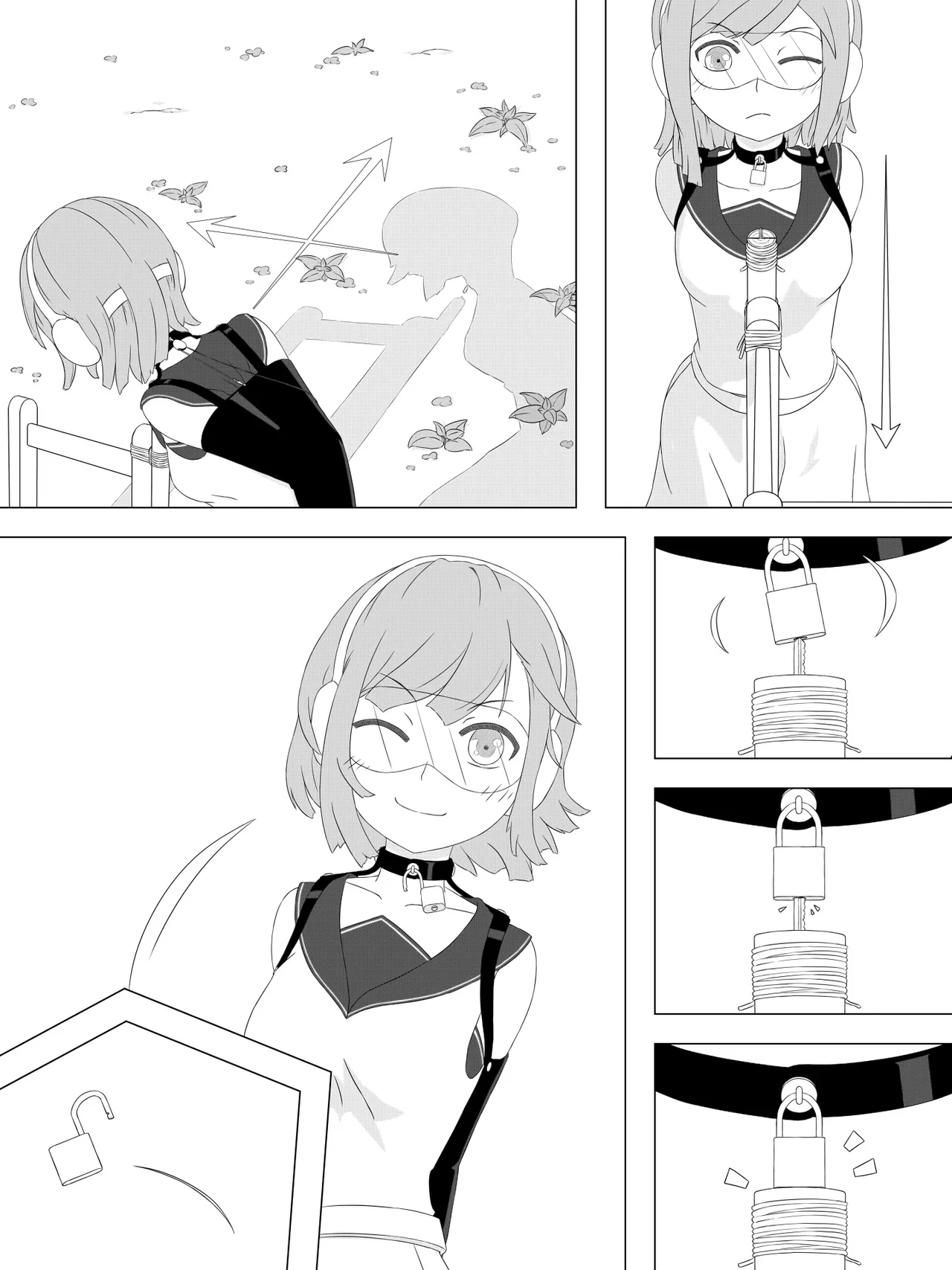 [abidow]拘束とサバイバル II Page 64