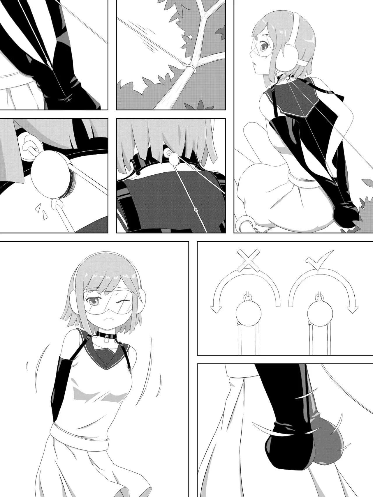 [abidow]拘束とサバイバル II Page 8