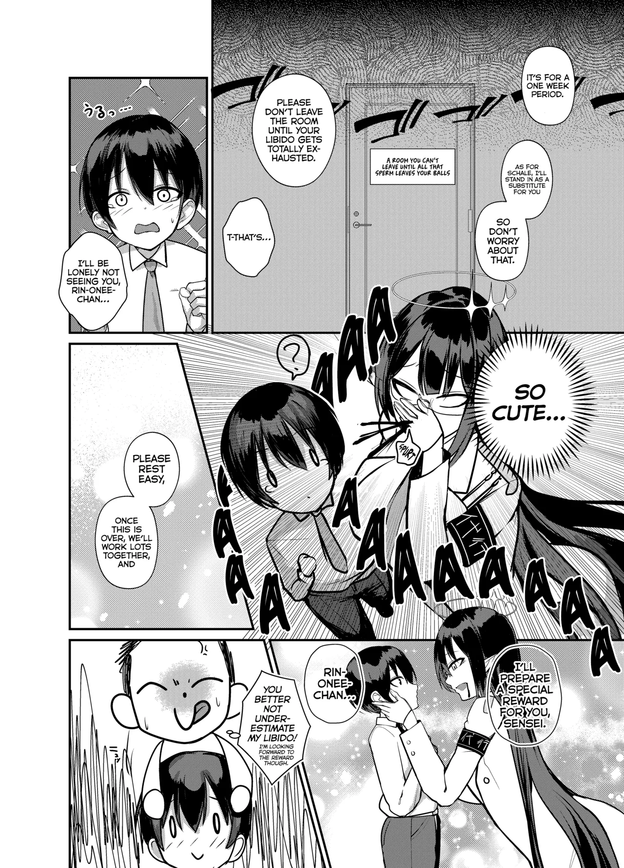 [Awa no Chikara (Kibouou Soap)]Shota Sensei no Seishori Touban Nisshi ~Millennium Gakuen C&C Ichinose Asuna Kakutate Karin Hen~ | On Shota Sensei’s Sexual Relief Duty ~ Millennium Science School C&C Ichinose Asuna & Kakudate Karin part~(Blue Archive) [English] [Tabunne Scans] [Digital] Page 5