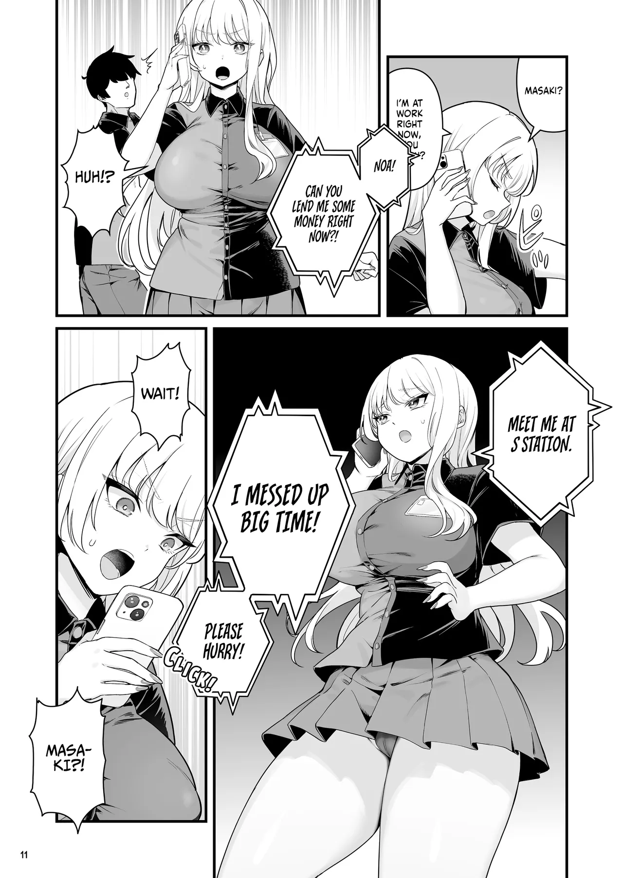 [Maritozzo (BS3)]Kareshi Mochi Kyonyuu Beit Gal to Mechakucha Sex shita Hanashi 2 | I Had Wild Sex with a Taken Busty Gyaru Part-Timer! 2[English] [RuinedTL] Page 13