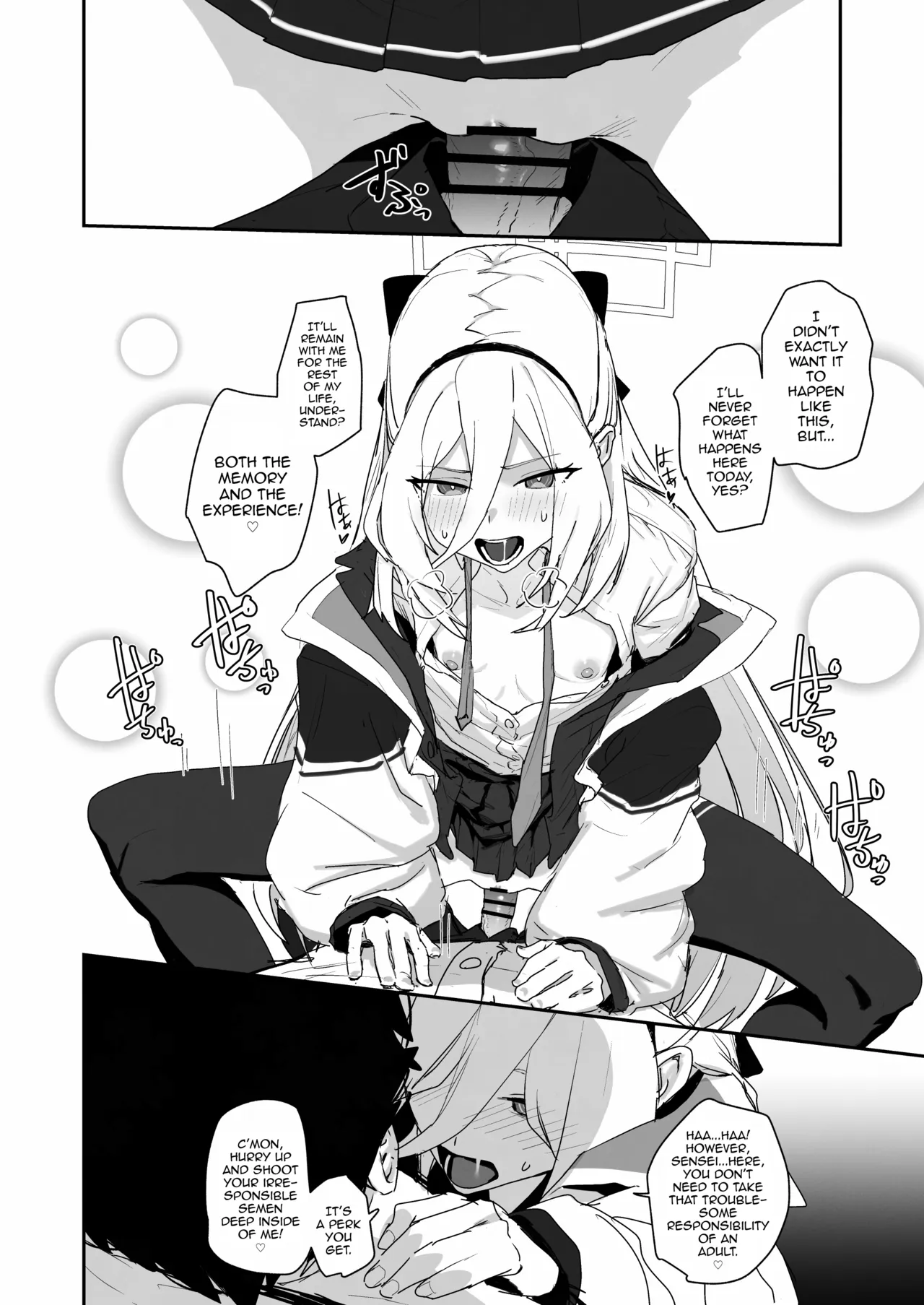 [Yoridori Midori (Akashiro Kiiro)]Imadoki no Kikai Ningyou wa Aijou ga Fusoku Shiteimasu. | Mechanical Humanoids Nowadays Are Lacking Love.(Blue Archive) [English] [mysterymeat3] [Digital] Page 11