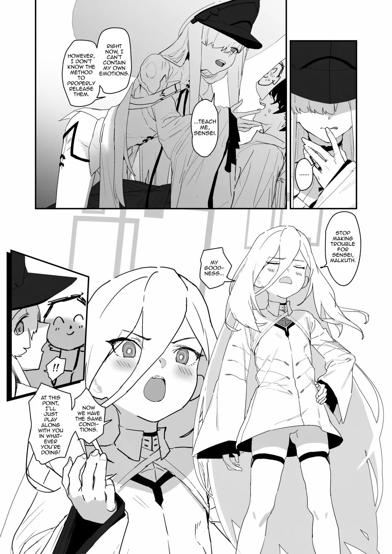 [Yoridori Midori (Akashiro Kiiro)]Imadoki no Kikai Ningyou wa Aijou ga Fusoku Shiteimasu. | Mechanical Humanoids Nowadays Are Lacking Love.(Blue Archive) [English] [mysterymeat3] [Digital] Page 16