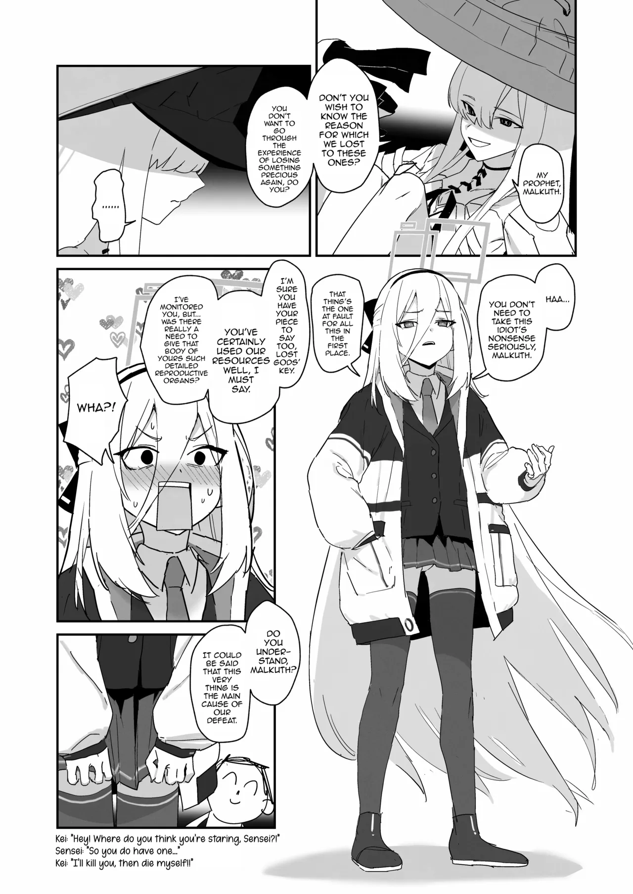 [Yoridori Midori (Akashiro Kiiro)]Imadoki no Kikai Ningyou wa Aijou ga Fusoku Shiteimasu. | Mechanical Humanoids Nowadays Are Lacking Love.(Blue Archive) [English] [mysterymeat3] [Digital] Page 4