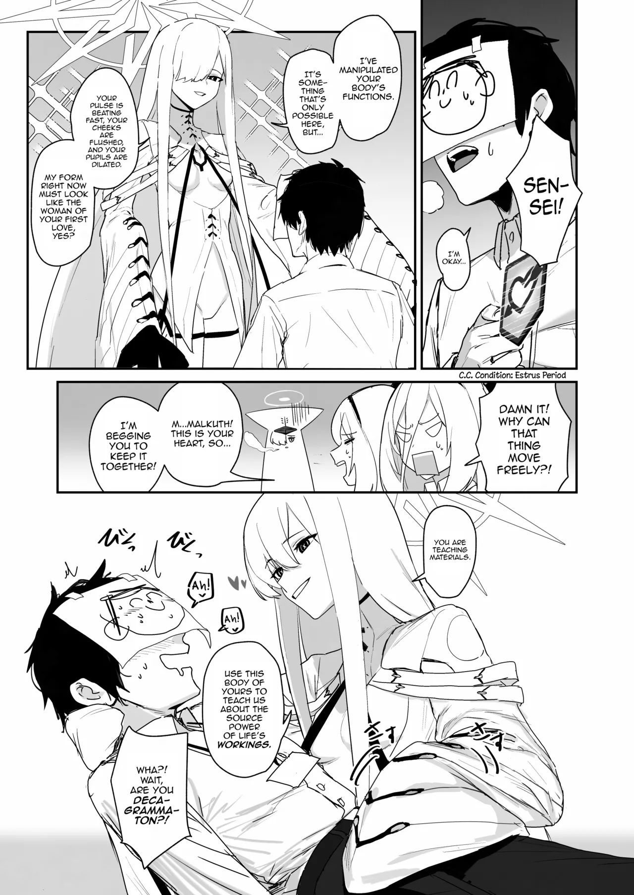[Yoridori Midori (Akashiro Kiiro)]Imadoki no Kikai Ningyou wa Aijou ga Fusoku Shiteimasu. | Mechanical Humanoids Nowadays Are Lacking Love.(Blue Archive) [English] [mysterymeat3] [Digital] Page 6