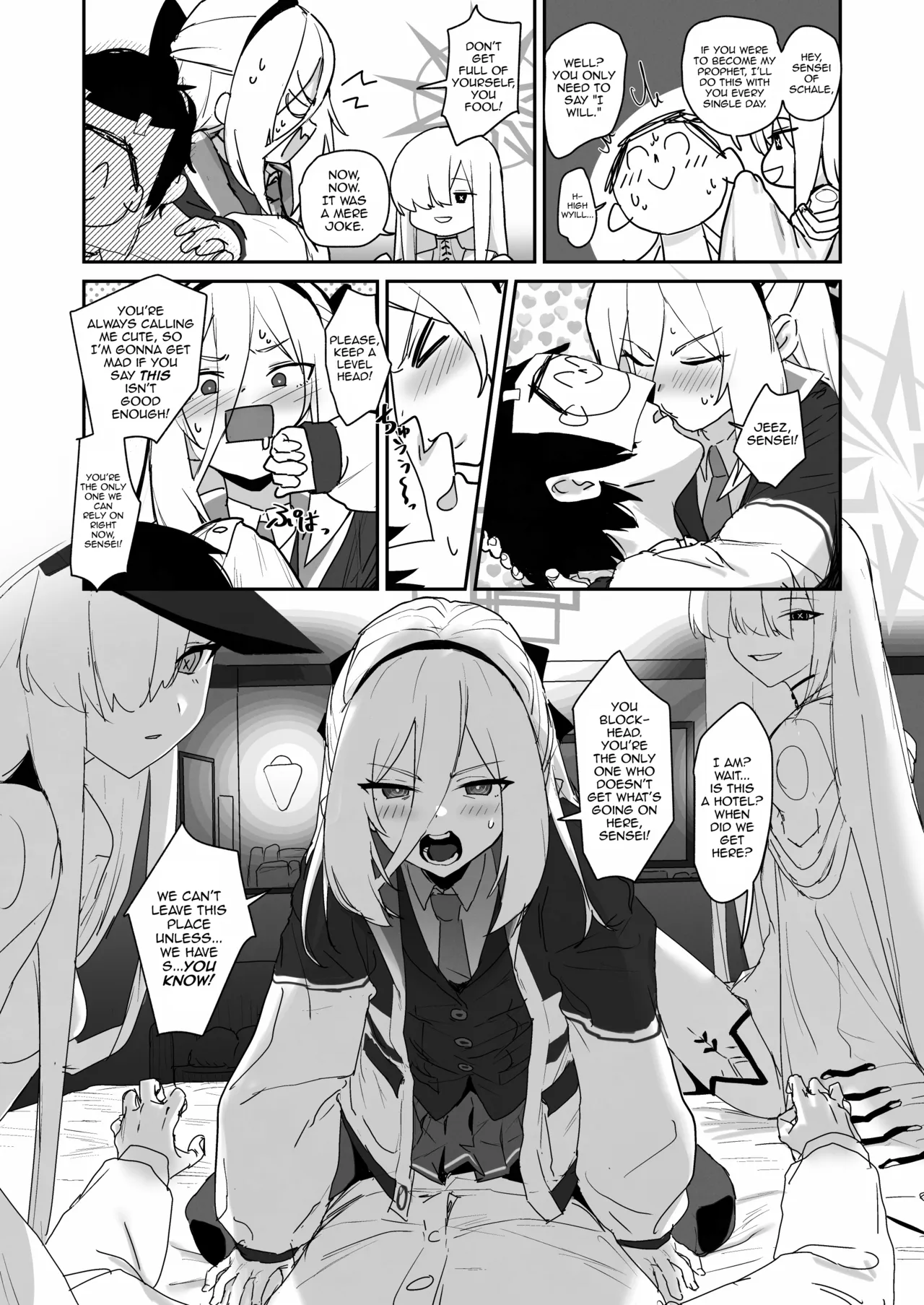 [Yoridori Midori (Akashiro Kiiro)]Imadoki no Kikai Ningyou wa Aijou ga Fusoku Shiteimasu. | Mechanical Humanoids Nowadays Are Lacking Love.(Blue Archive) [English] [mysterymeat3] [Digital] Page 8