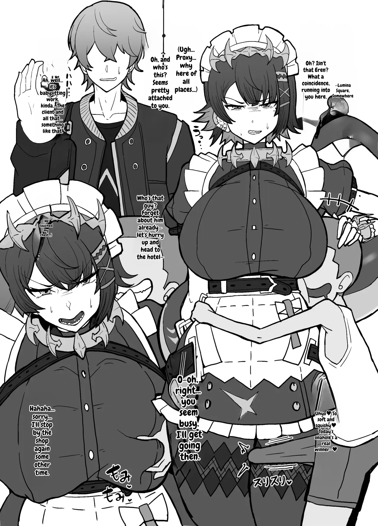 [Hanzawa 821]The Slutty One vs the Perverse One[English] Page 2