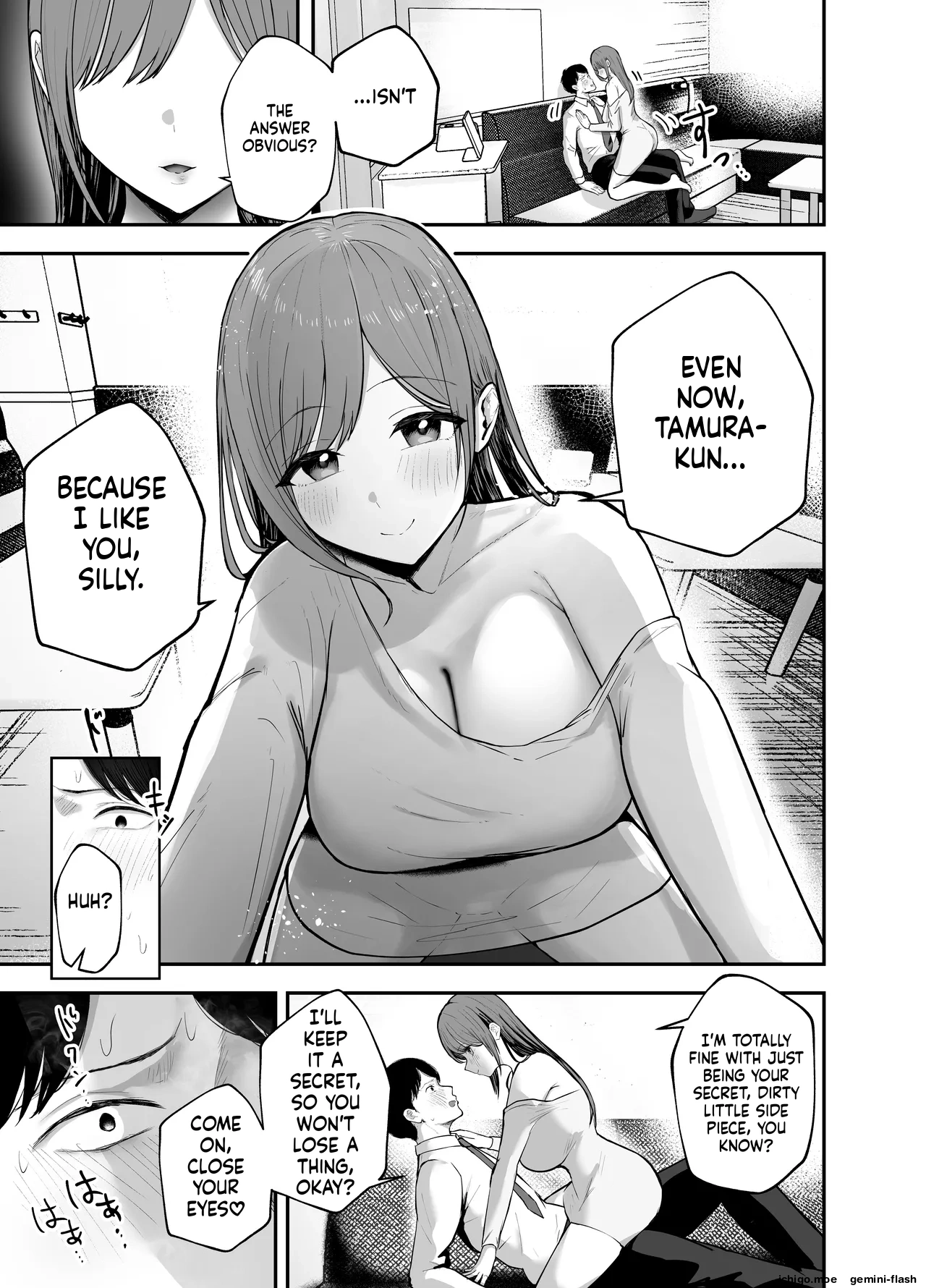 [Baketsu Purin]"Omae ga Futta InCha Onna, Ima ja Followers Hyakuman-nin Goe no Bakunyuu Gravure Idol dazo? w" —Kanojo no Iru Ore o Muchimuchi Bakunyuu Body de Yuuwaku shite kite Gyaku NTR— Page 22