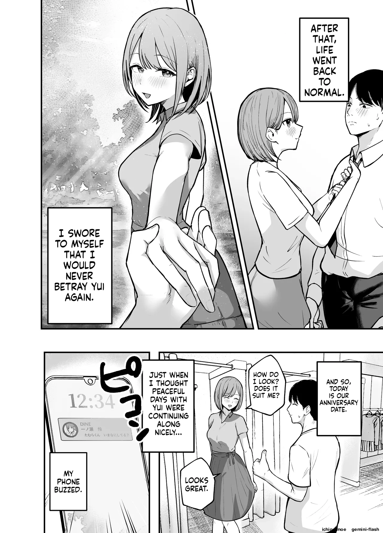 [Baketsu Purin]"Omae ga Futta InCha Onna, Ima ja Followers Hyakuman-nin Goe no Bakunyuu Gravure Idol dazo? w" —Kanojo no Iru Ore o Muchimuchi Bakunyuu Body de Yuuwaku shite kite Gyaku NTR— Page 49