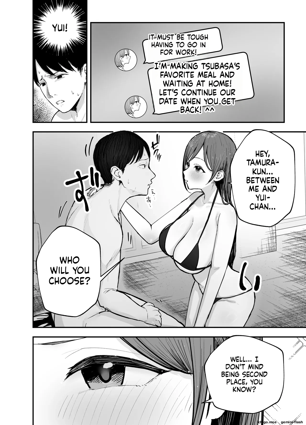[Baketsu Purin]"Omae ga Futta InCha Onna, Ima ja Followers Hyakuman-nin Goe no Bakunyuu Gravure Idol dazo? w" —Kanojo no Iru Ore o Muchimuchi Bakunyuu Body de Yuuwaku shite kite Gyaku NTR— Page 71