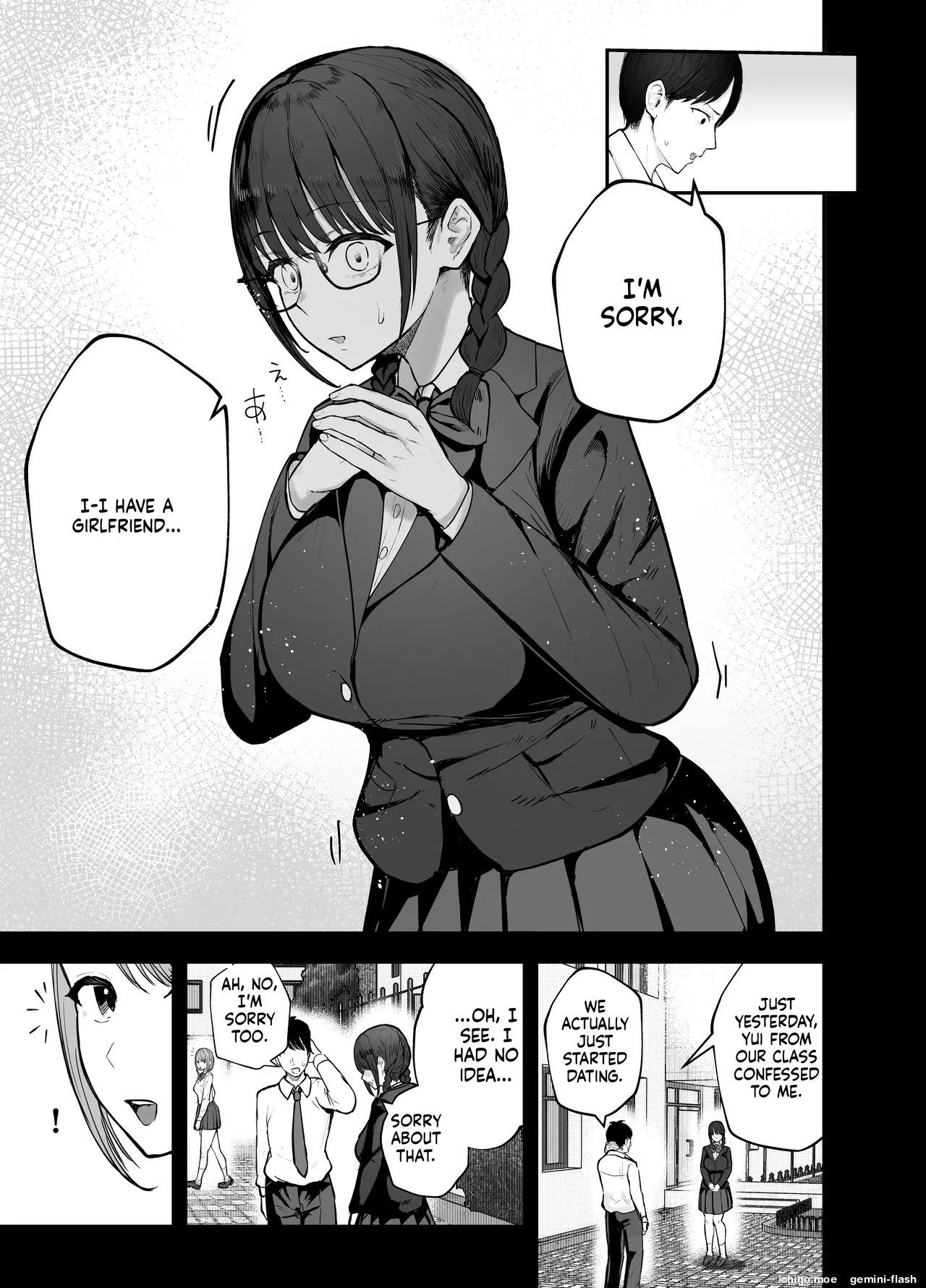 [Baketsu Purin]"Omae ga Futta InCha Onna, Ima ja Followers Hyakuman-nin Goe no Bakunyuu Gravure Idol dazo? w" —Kanojo no Iru Ore o Muchimuchi Bakunyuu Body de Yuuwaku shite kite Gyaku NTR— Page 8