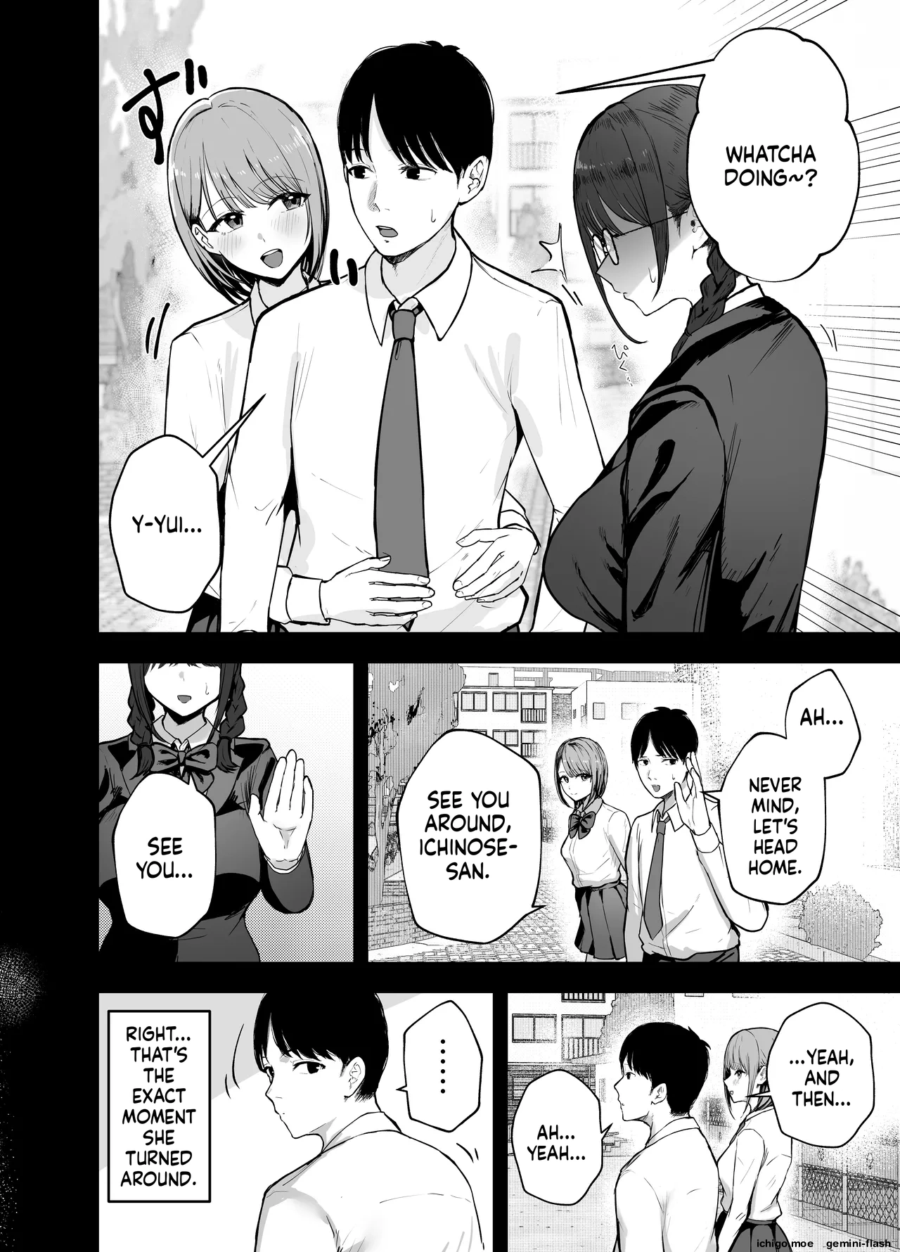 [Baketsu Purin]"Omae ga Futta InCha Onna, Ima ja Followers Hyakuman-nin Goe no Bakunyuu Gravure Idol dazo? w" —Kanojo no Iru Ore o Muchimuchi Bakunyuu Body de Yuuwaku shite kite Gyaku NTR— Page 9