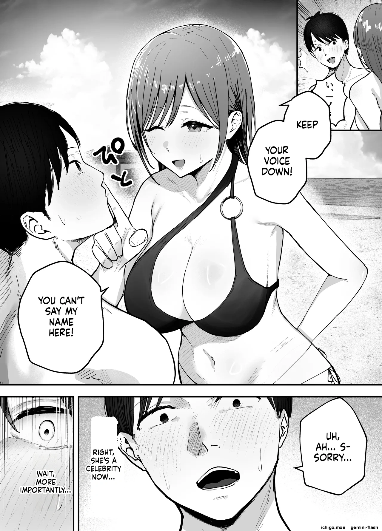 [Baketsu Purin]"Omae ga Futta InCha Onna, Ima ja Followers Hyakuman-nin Goe no Bakunyuu Gravure Idol dazo? w" 2 —Kanojo no Iru Ore o Muchimuchi Bakunyuu Body de Yuuwaku shite kite Gyaku NTR— Page 14