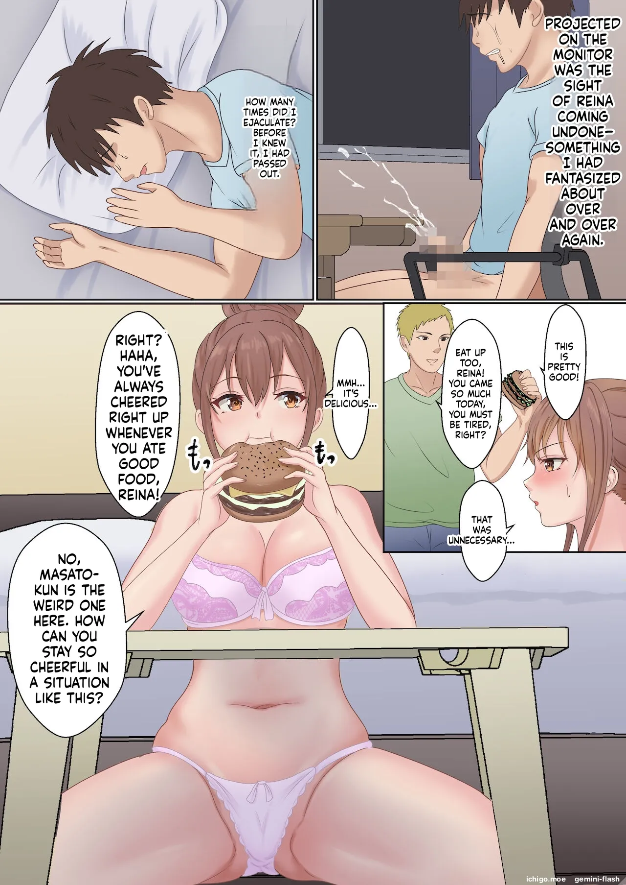 [Sanbalkin]Boku no Kanojo ga Aniki to, Sex shinai to Derenai Heya ni Tojikomerareta Page 55