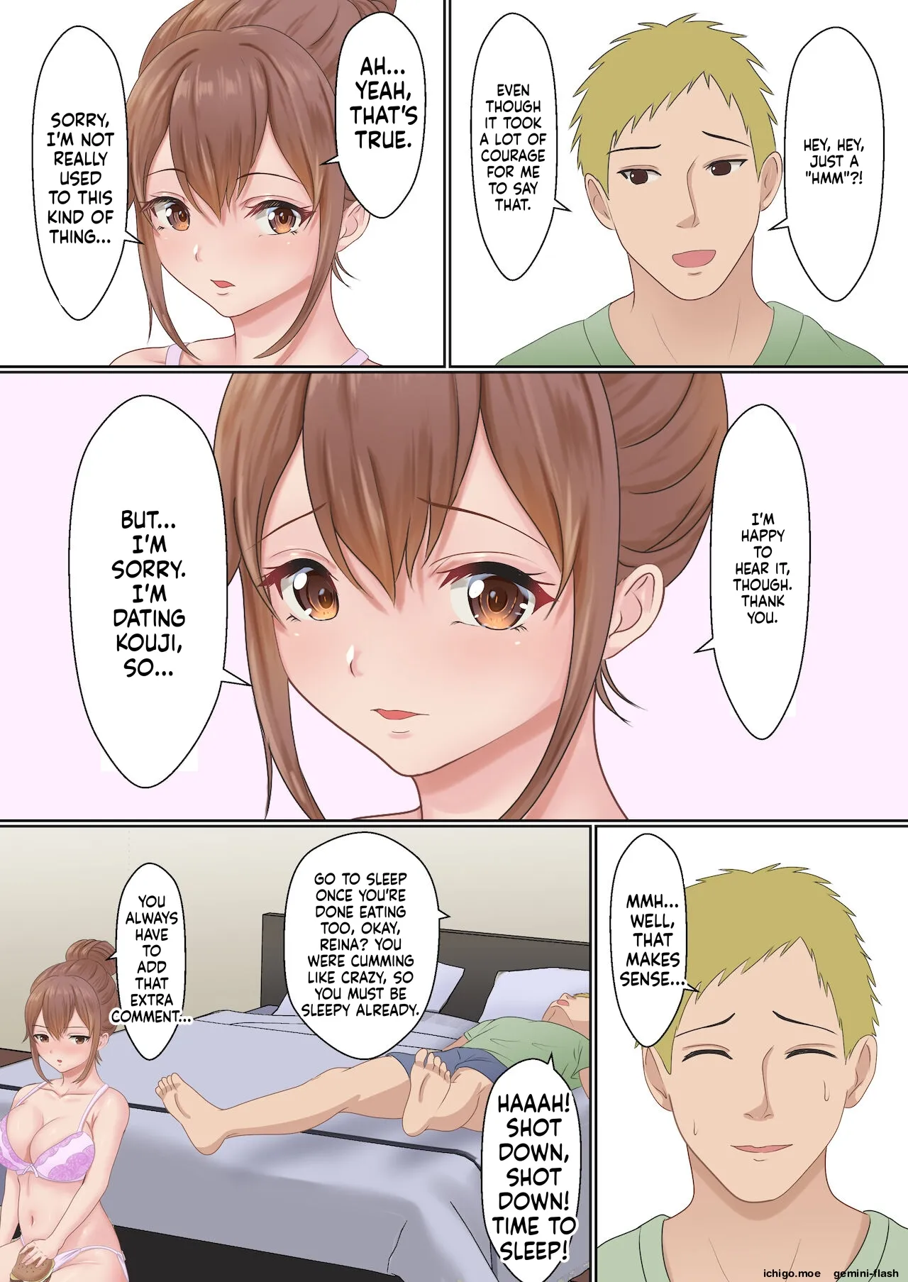 [Sanbalkin]Boku no Kanojo ga Aniki to, Sex shinai to Derenai Heya ni Tojikomerareta Page 57