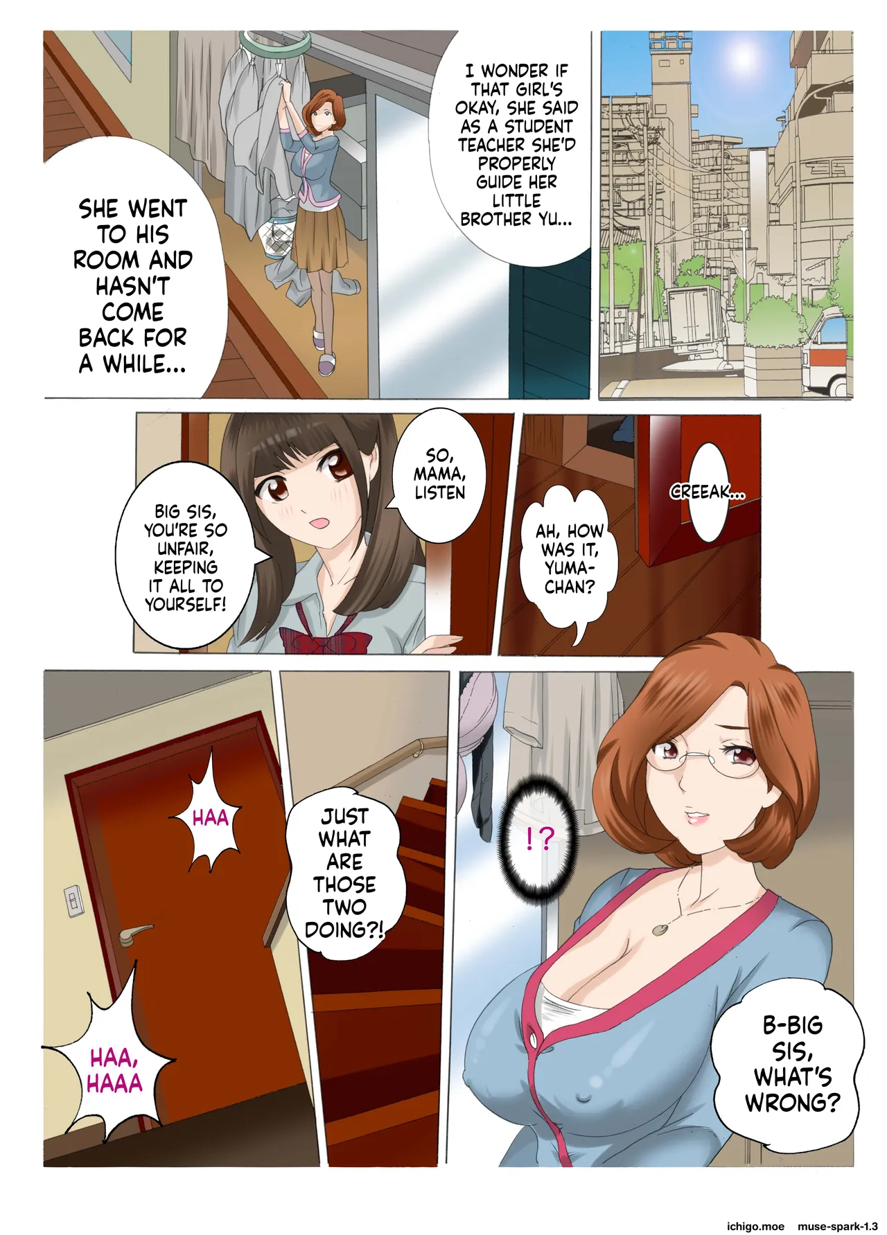 [Fuuga]Hatsujou Kazoku x Oneechan ga Onanie Tetsudatte Ageru | My Big Sister Helps Me Masturbate: The Lewd Family in Heat Chapter[English] Page 22