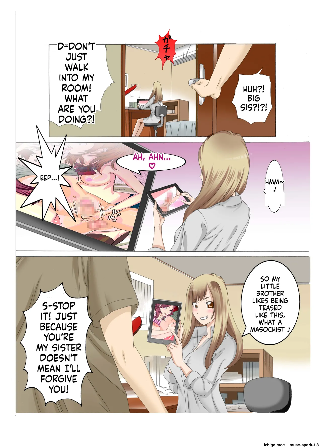 [Fuuga]Hatsujou Kazoku x Oneechan ga Onanie Tetsudatte Ageru | My Big Sister Helps Me Masturbate: The Lewd Family in Heat Chapter[English] Page 9