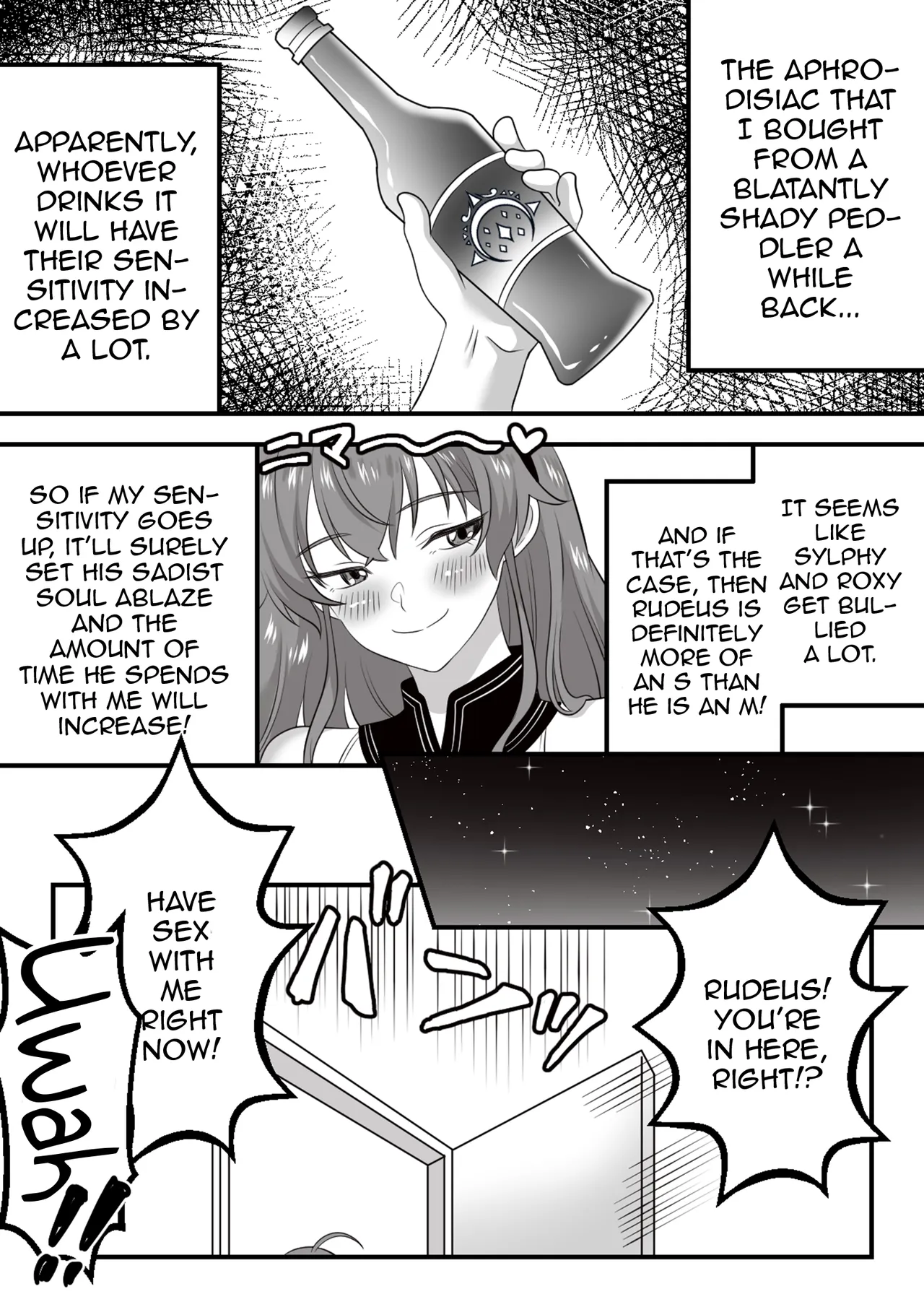 [Hamachi Tomosaku]Zecchou Tensei Isekai Ittara Eris to Biyaku de Kando 500-bai no Chikubi Iki | Climax Reincarnation - After I Reincarnated in Another World I Gave Eris an Aphrodisiac and Made Her Cum From Her 500x More Sensitive Nipples[English] {Doujins.com} Page 3