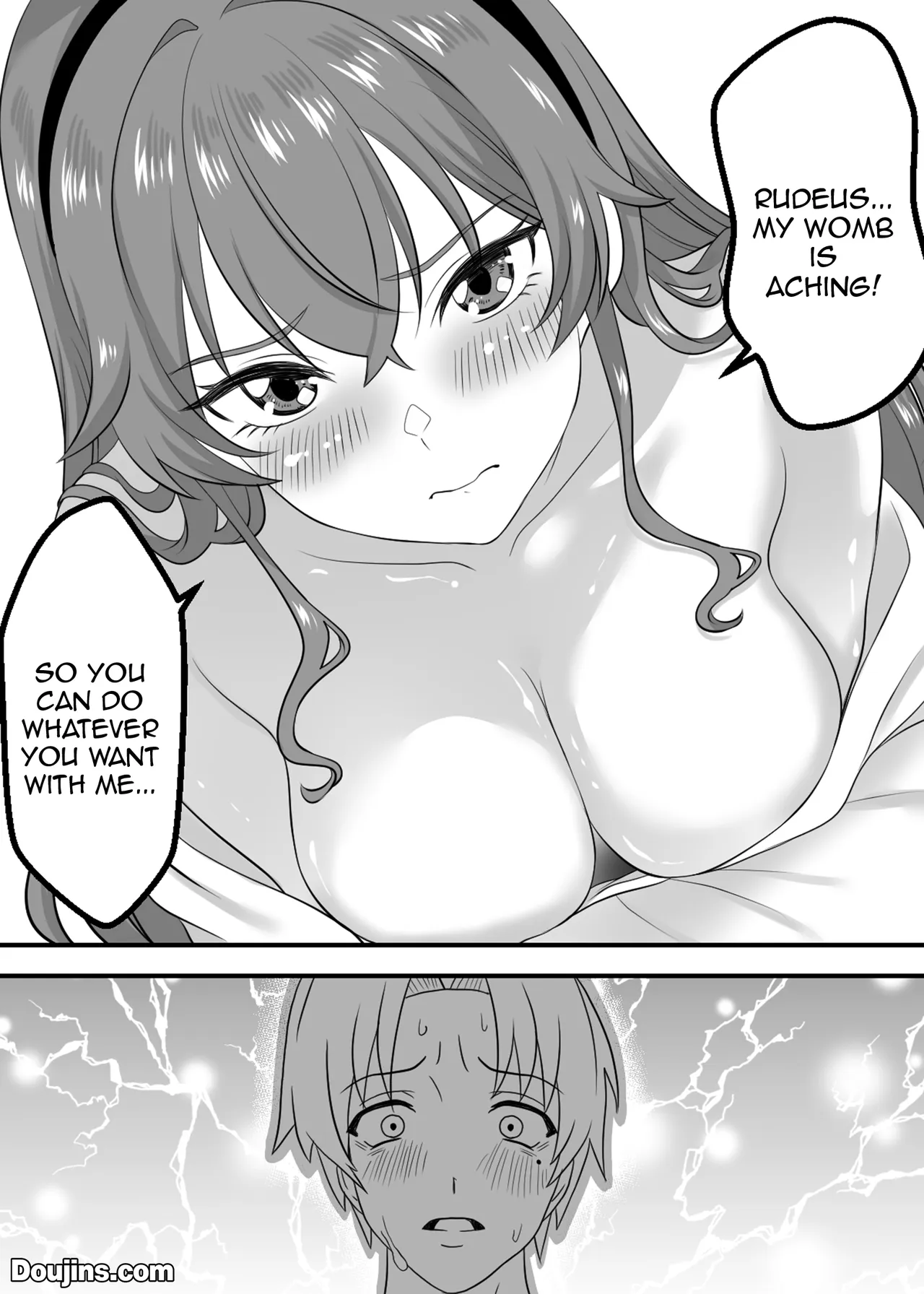 [Hamachi Tomosaku]Zecchou Tensei Isekai Ittara Eris to Biyaku de Kando 500-bai no Chikubi Iki | Climax Reincarnation - After I Reincarnated in Another World I Gave Eris an Aphrodisiac and Made Her Cum From Her 500x More Sensitive Nipples[English] {Doujins.com} Page 6
