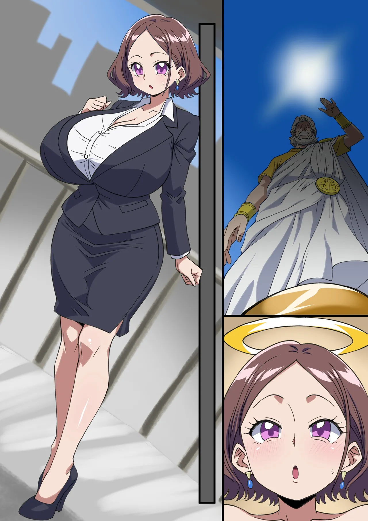 [Mature Goddess's Black Hole (jyantaku)]The Fallen Angel's Job @ Rookie Angel "Treira"[English] [Penguin Piper] [Digital] Page 36