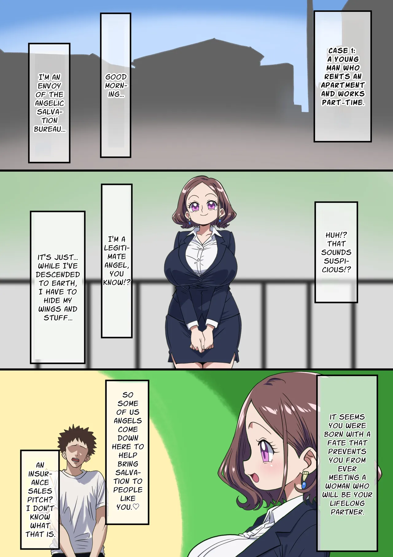 [Mature Goddess's Black Hole (jyantaku)]The Fallen Angel's Job @ Rookie Angel "Treira"[English] [Penguin Piper] [Digital] Page 6