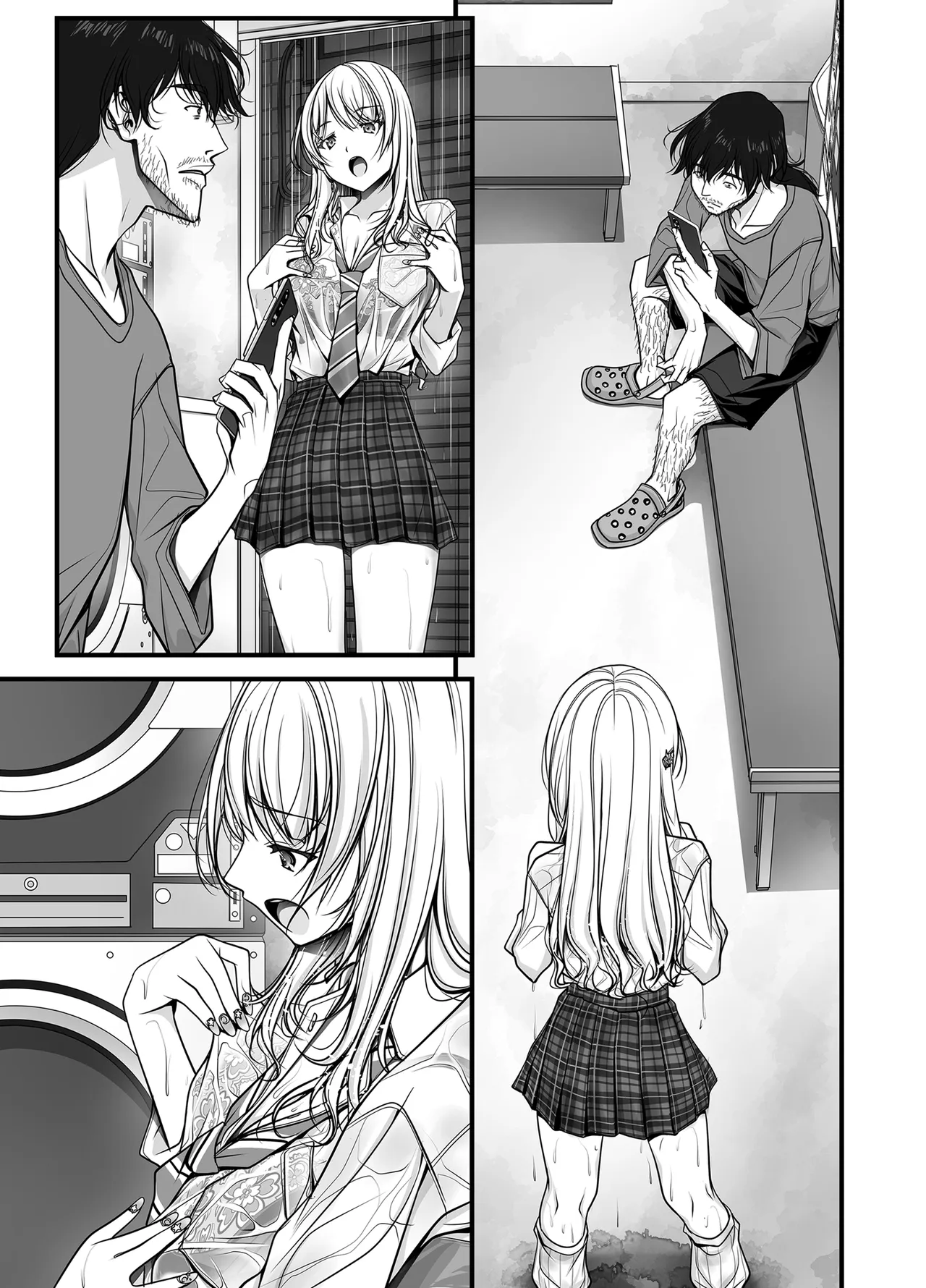 [IRODORI (SOYOSOYO)]Zubunure Gal Chitsu Sentakusou o Hakudaku Manjiru Senzai to Nikubou de Laundry sarechau Hanashi Page 159