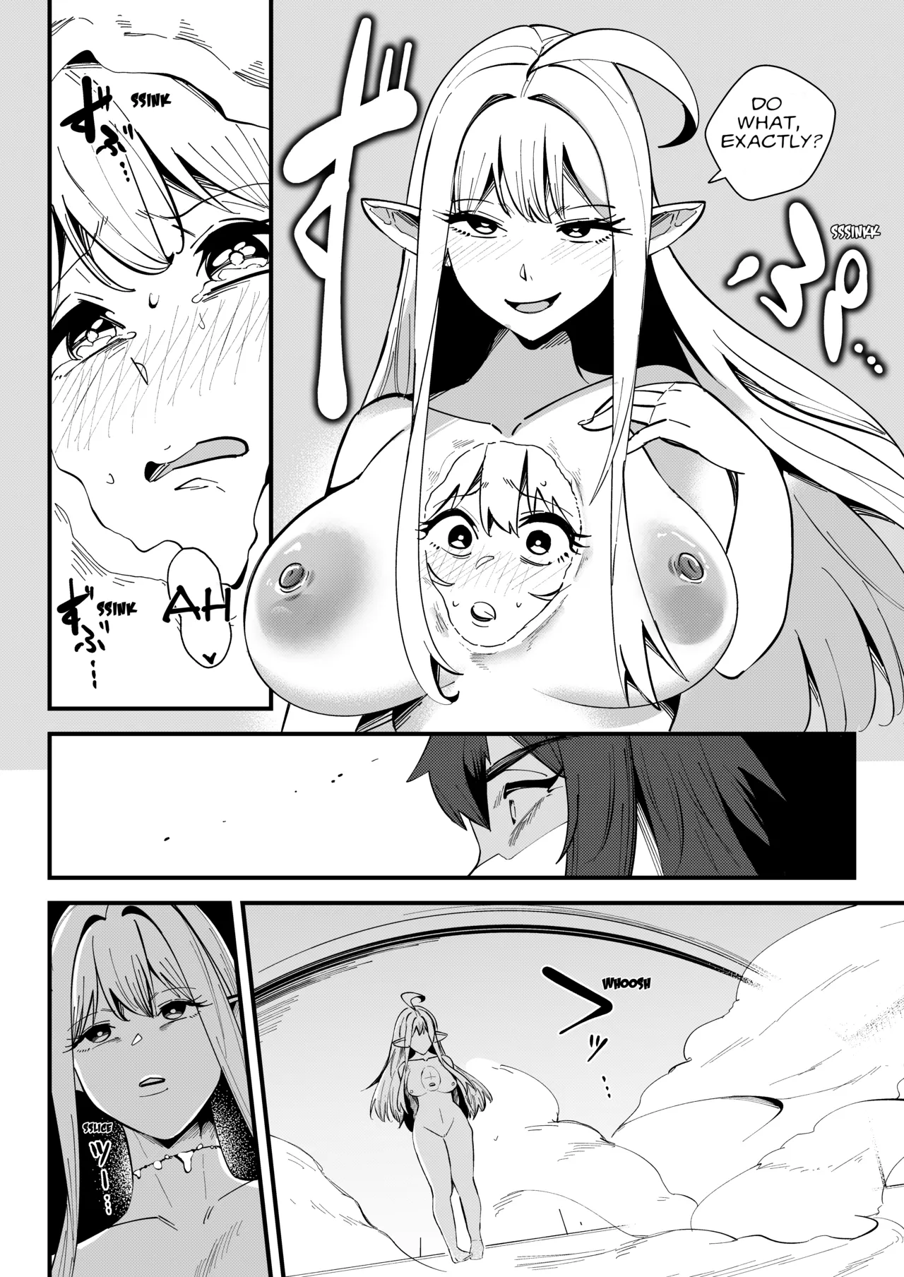 [Ijou Shiniki (Totorina)]Half Slime Elf no Kyuushuu Nyuuka ~Nakanaori Shita Shunkan ni Tokeru Onna Kenshi to Onna Majutsushi no Matsuro~ | The Half Slime Elf's Absorptive Boobification -- The Tragic End of the Swordswoman and Mage Who Melt Away the Moment They Reconcile[English] [Absorved] Page 11